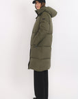 DOUDOUNE LONGUE - BAXTER - KHAKI MANTEAU NEW KOOKAI Mode Kookai