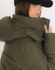DOUDOUNE LONGUE - BAXTER - KHAKI MANTEAU NEW KOOKAI Mode Kookai