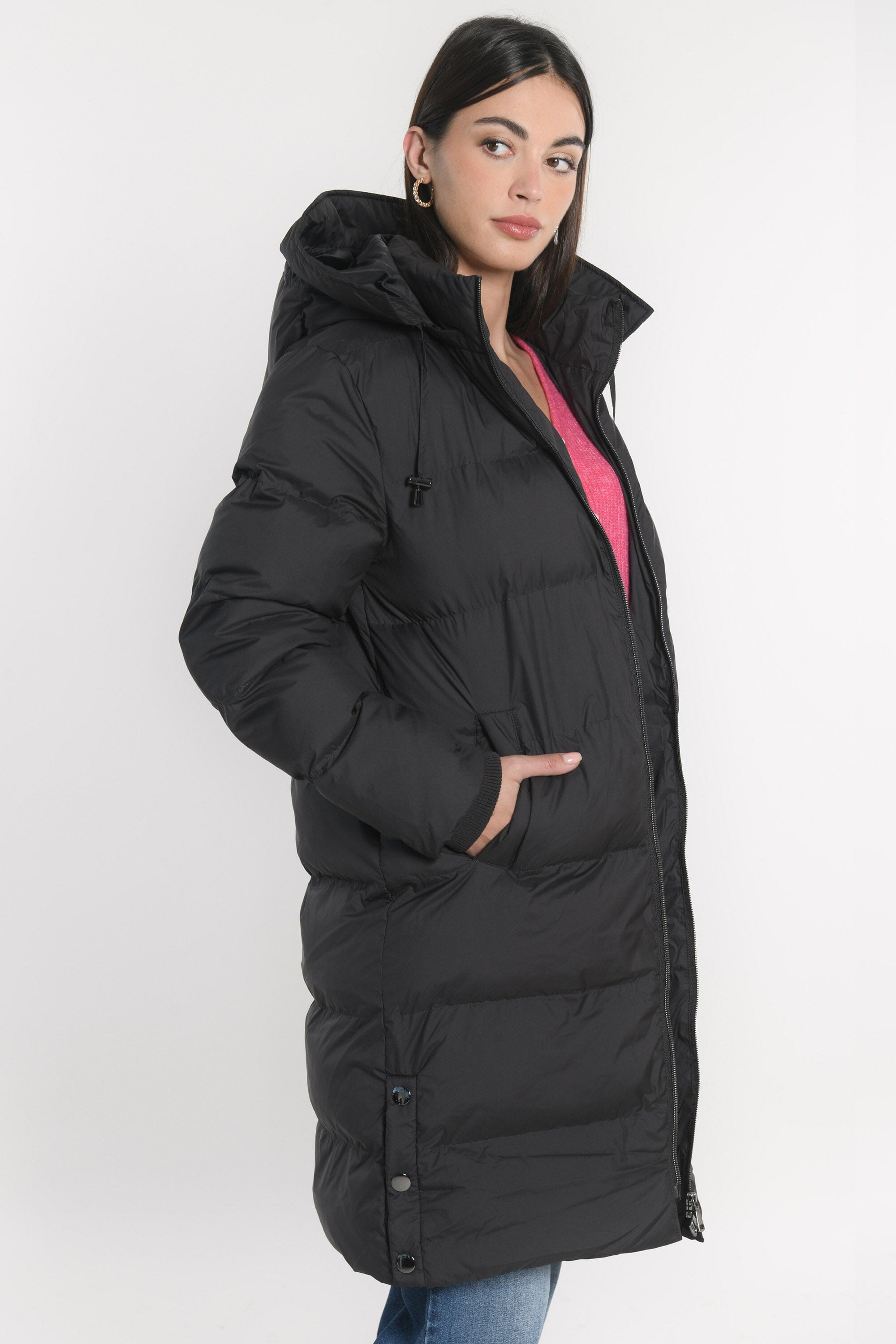 DOUDOUNE LONGUE VIRANY NOIR MANTEAU KOOKAI Mode Kookai