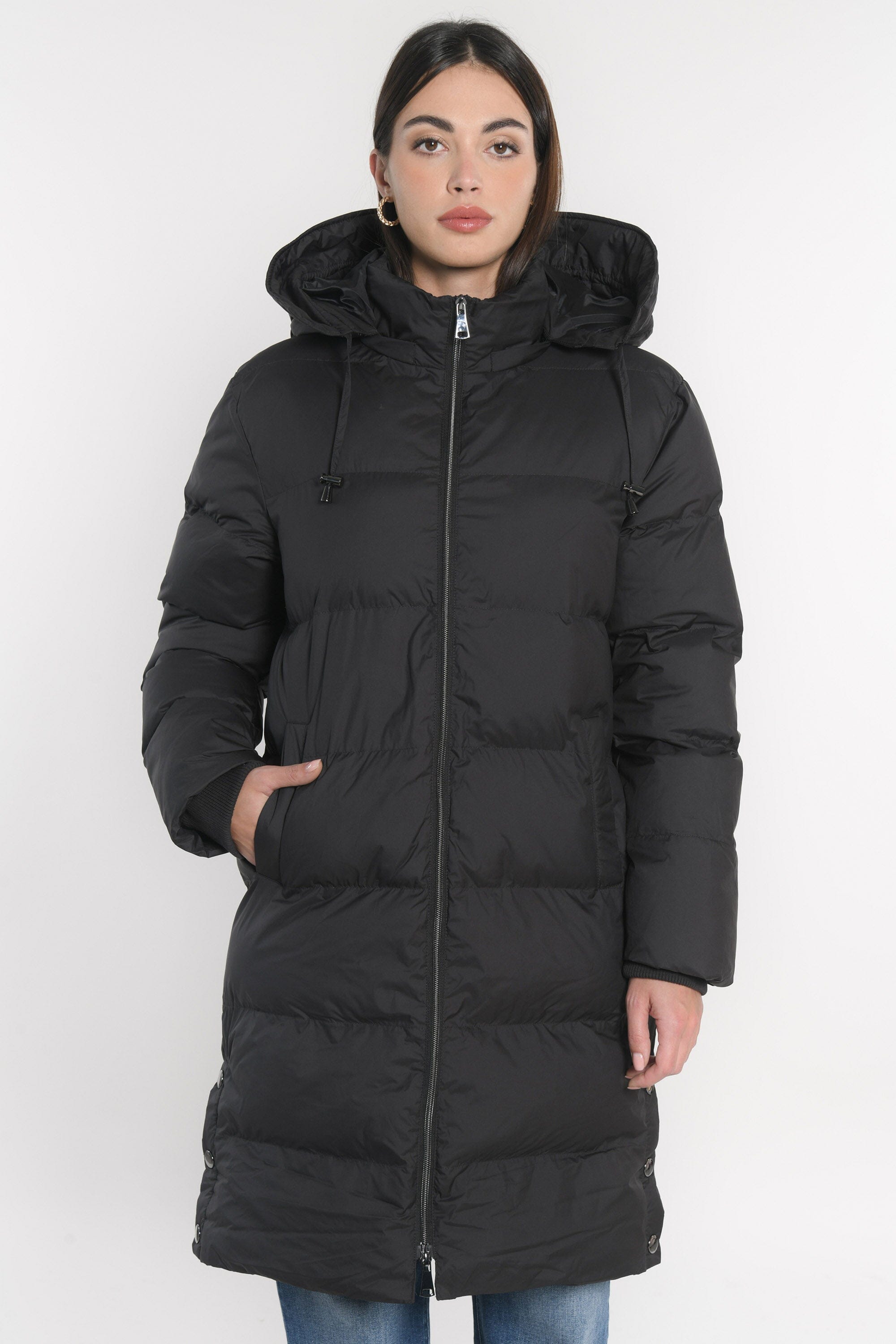 DOUDOUNE LONGUE VIRANY NOIR MANTEAU KOOKAI Mode Kookai