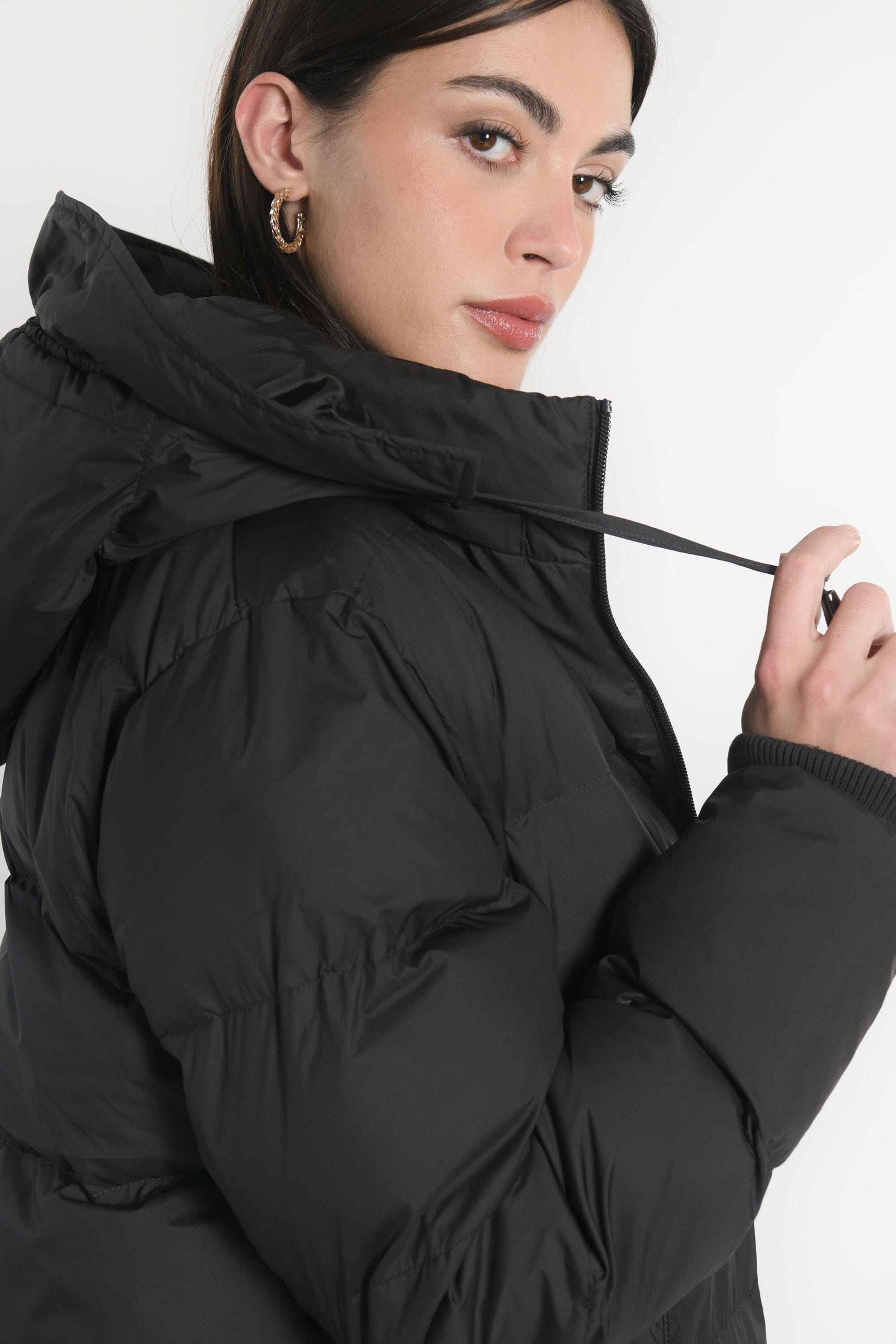 DOUDOUNE LONGUE VIRANY NOIR MANTEAU KOOKAI Mode Kookai