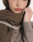 ÉCHARPE AMANDA MARRON ACCESSOIRES NEW KOOKAI Mode Kookai