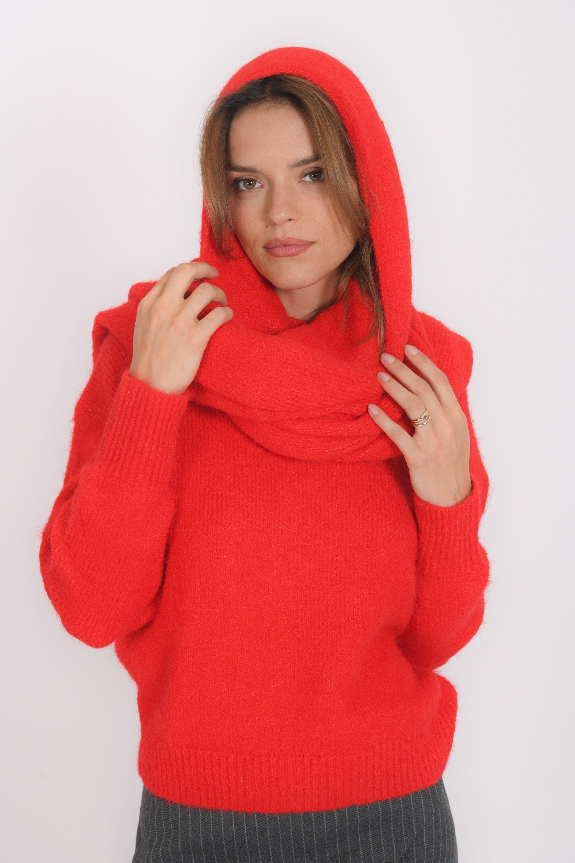 ECHARPE - BIANCA - ROUGE ACCESSOIRES NEW KOOKAI Mode Kookai