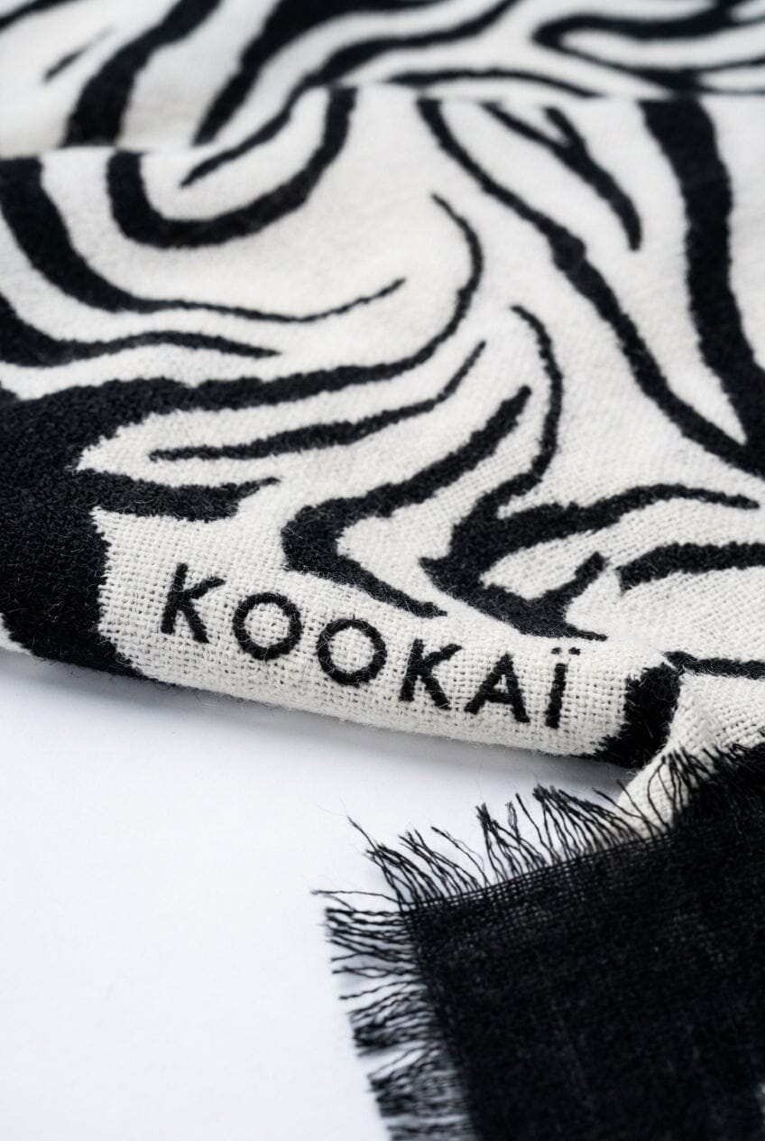 ECHARPE - DARK - NOIR/BLANC ACCESSOIRES NEW KOOKAI Mode Kookai