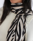 ÉCHARPE MARLY NOIR/BEIGE ACCESSOIRES NEW KOOKAI Mode Kookai