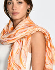 FOULARD ANIMALIER ORANGE ACCESSOIRES KOOKAI Mode Kookai