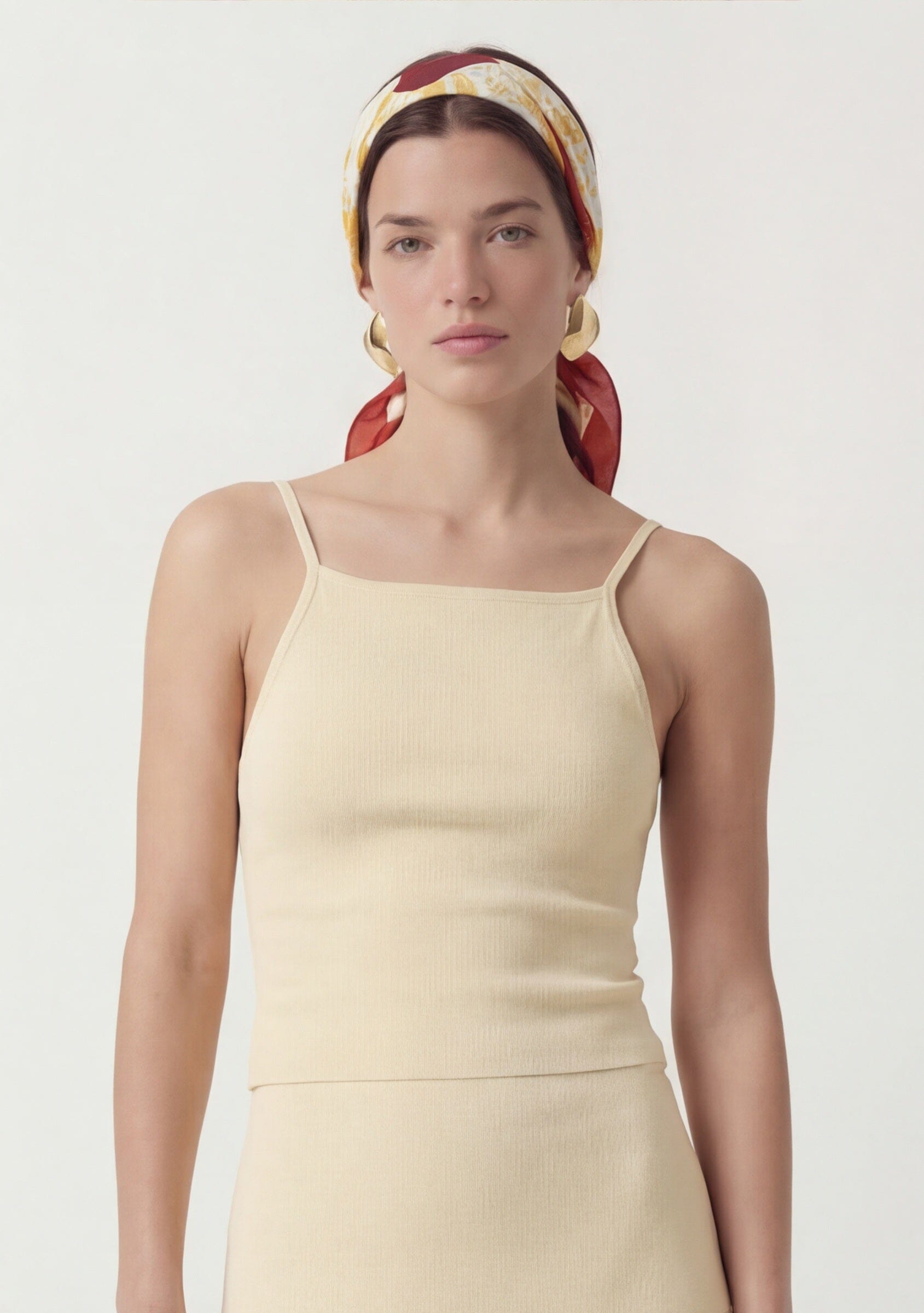 FOULARD COTON - CORAL - TERRACOTTA ACCESSOIRES NEW KOOKAI Mode Kookai