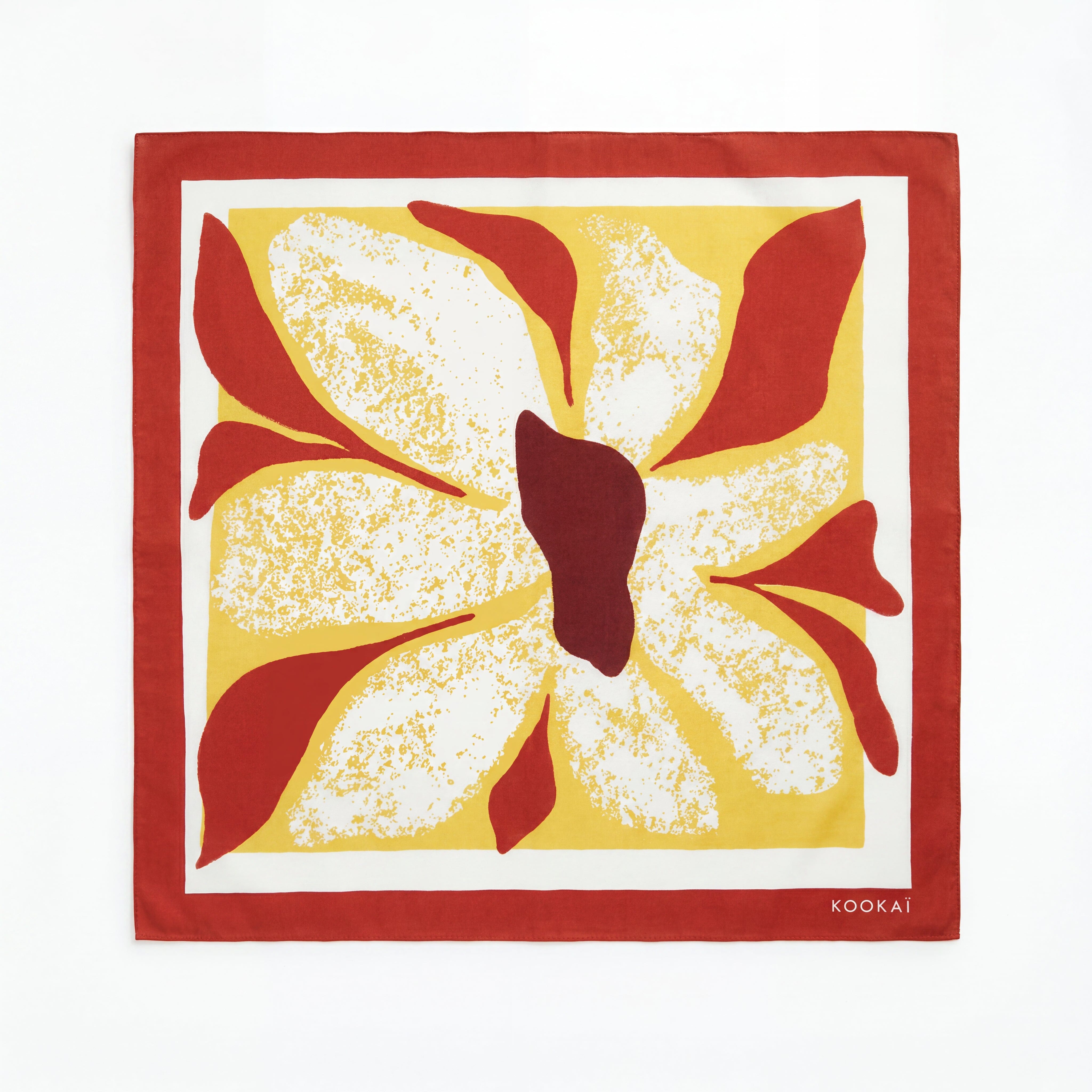 FOULARD COTON - CORAL - TERRACOTTA ACCESSOIRES NEW KOOKAI Mode Kookai