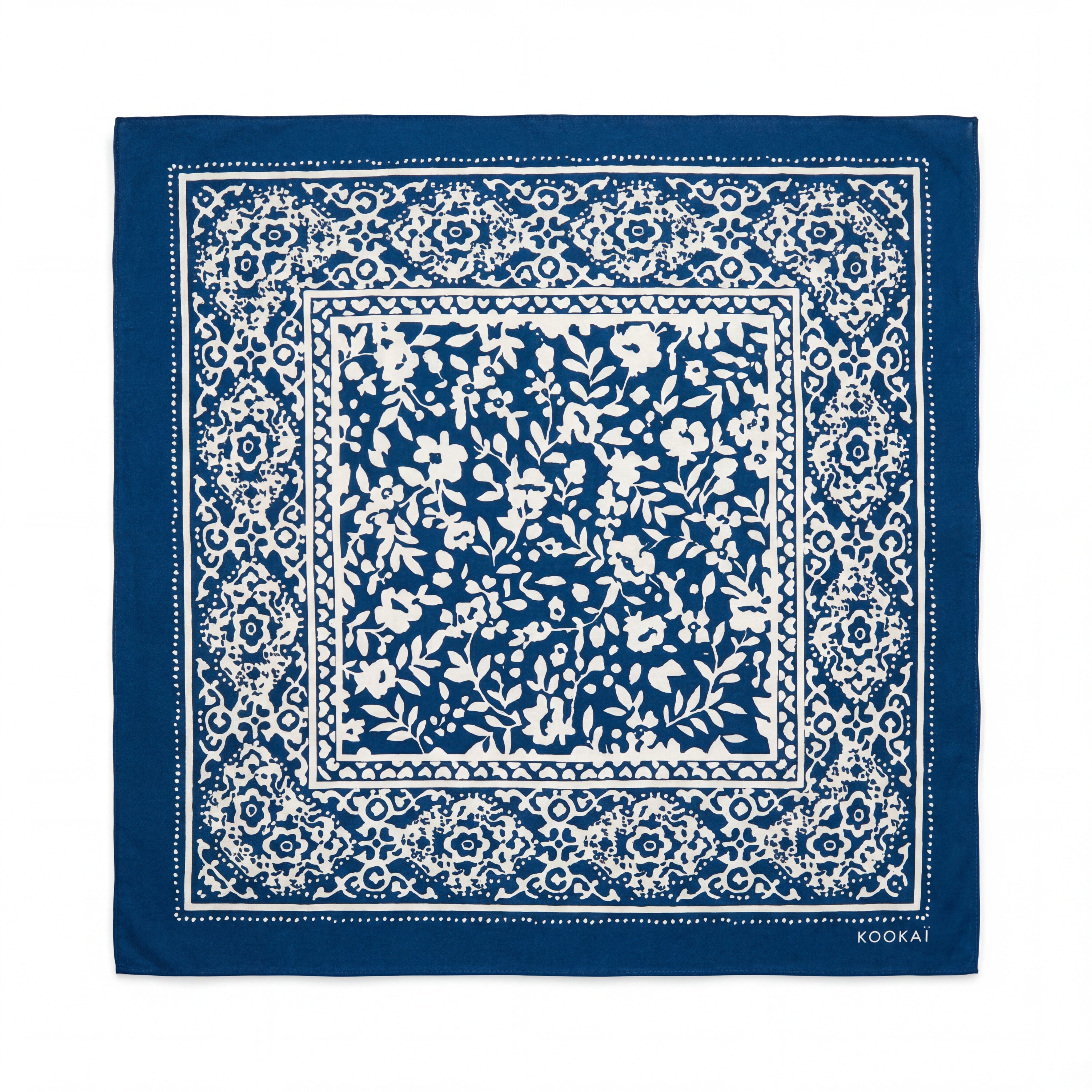 FOULARD COTON MODAL - CALY - MARINE ACCESSOIRES NEW KOOKAI Mode Kookai