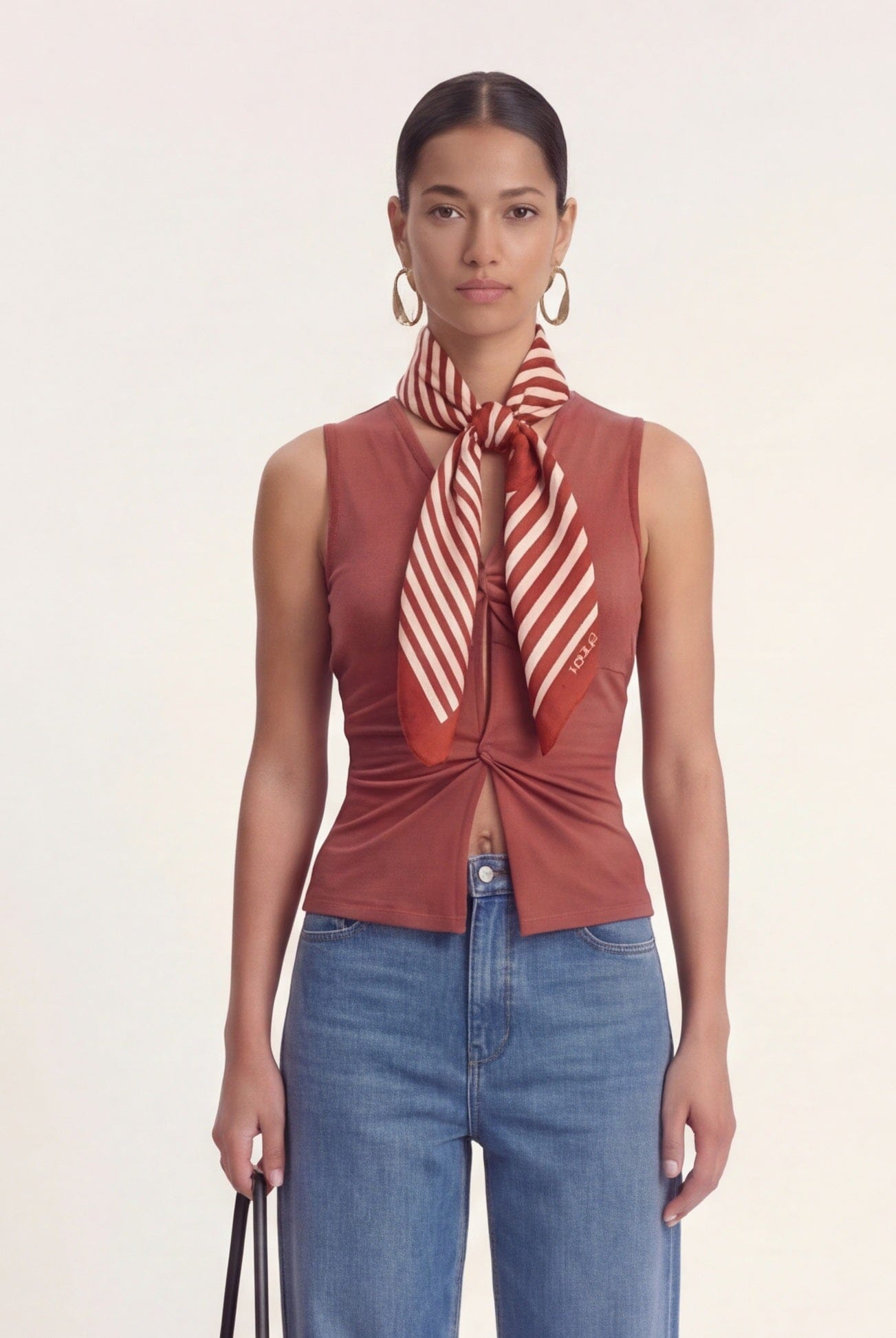 FOULARD COTON MODAL - COOPER - TERRACOTTA ACCESSOIRES NEW KOOKAI Mode Kookai