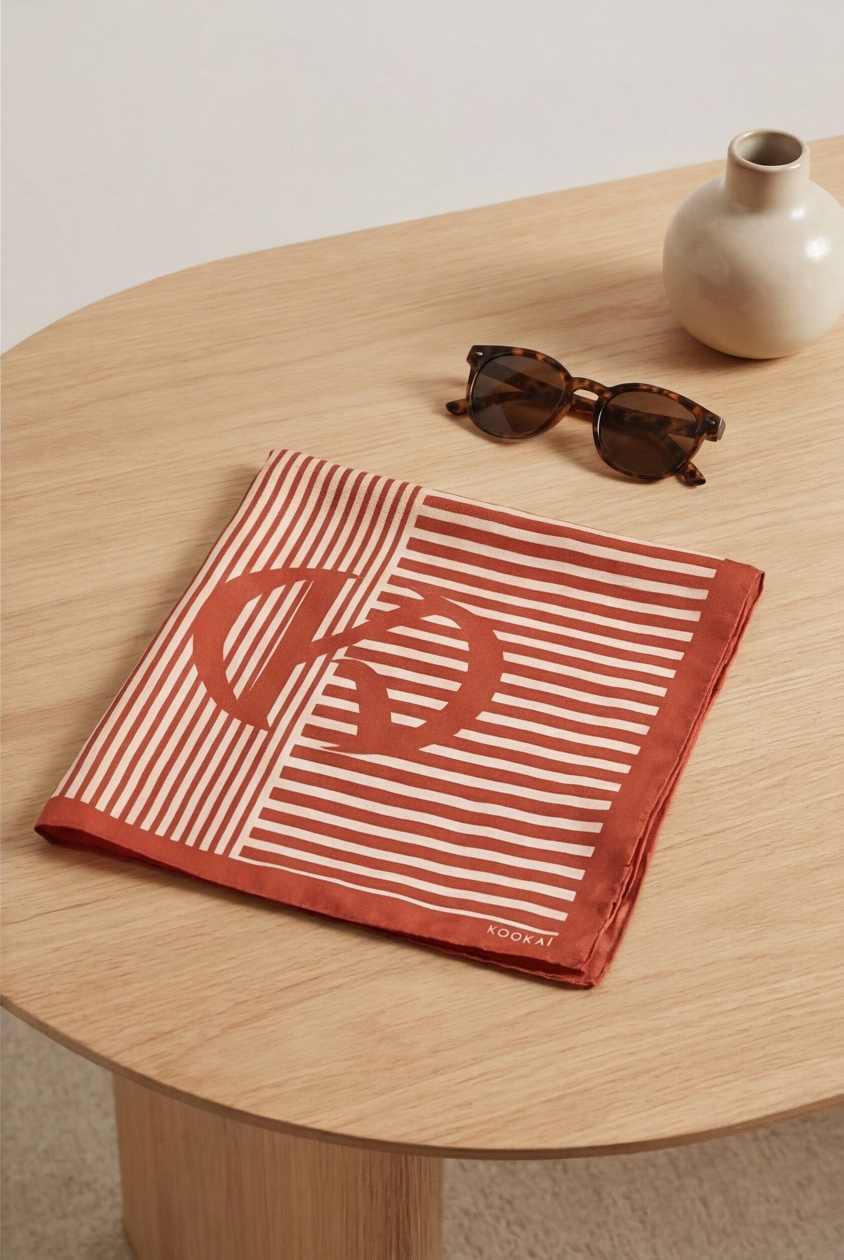 FOULARD COTON MODAL - COOPER - TERRACOTTA ACCESSOIRES NEW KOOKAI Mode Kookai