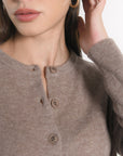 GILET ANITA BEIGE CHINÉ GILET KOOKAI Mode Kookai