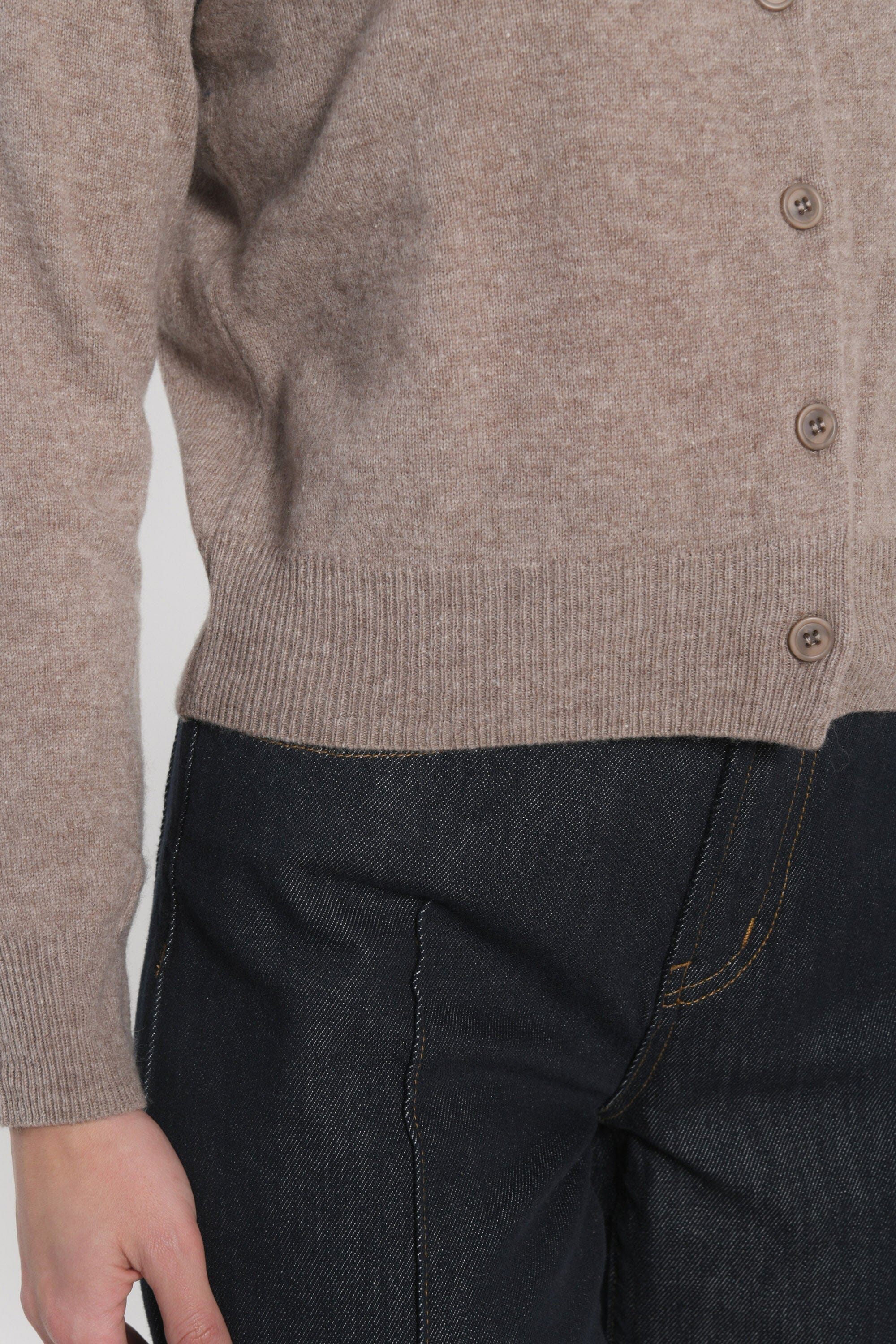 GILET ANITA BEIGE CHINÉ GILET KOOKAI Mode Kookai