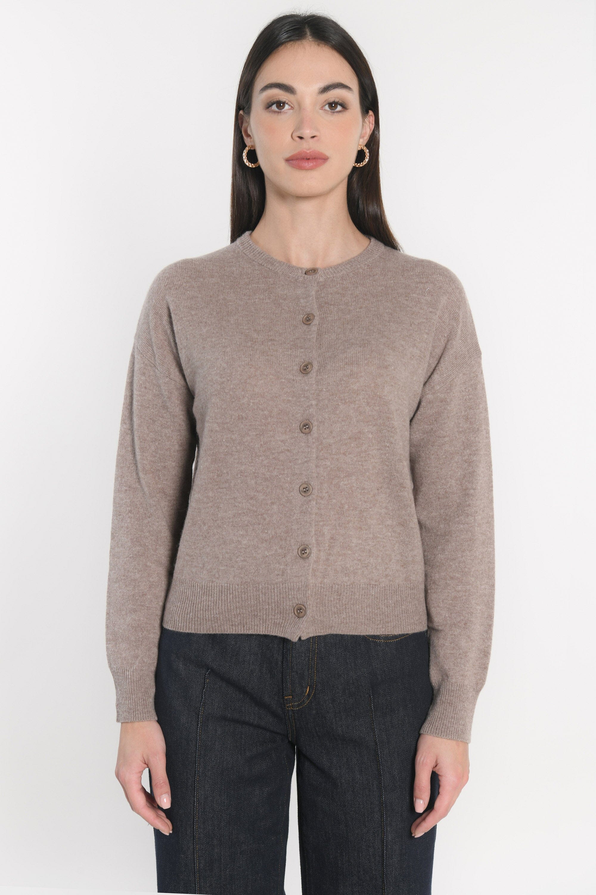 GILET ANITA BEIGE CHINÉ GILET KOOKAI Mode Kookai