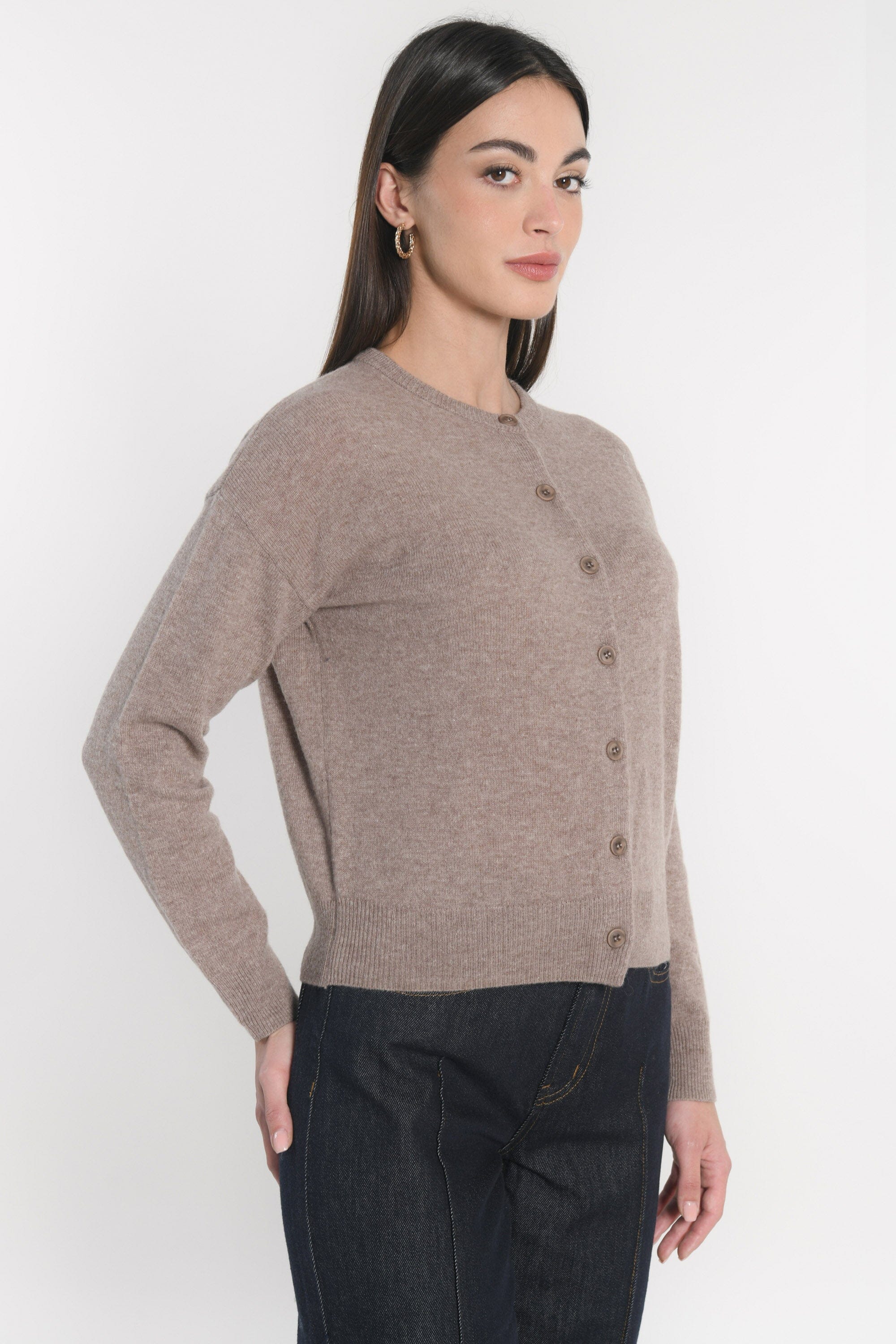 GILET ANITA BEIGE CHINÉ GILET KOOKAI Mode Kookai