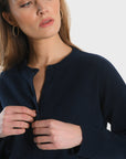 GILET ANITA NAVY GILET KOOKAI Mode Kookai