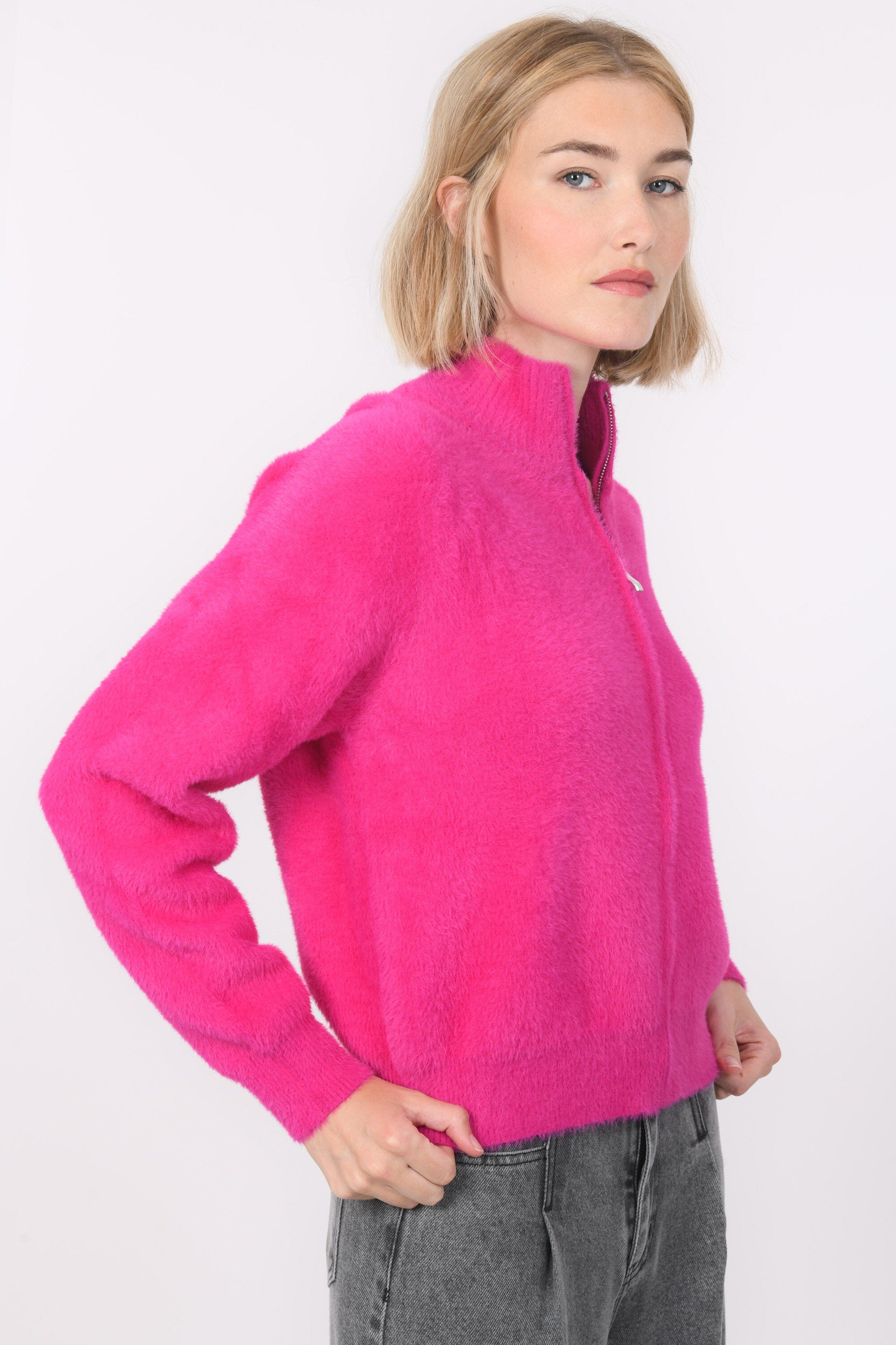 GILET - BELEN - FUSCHIA GILET NEW KOOKAI Mode Kookai