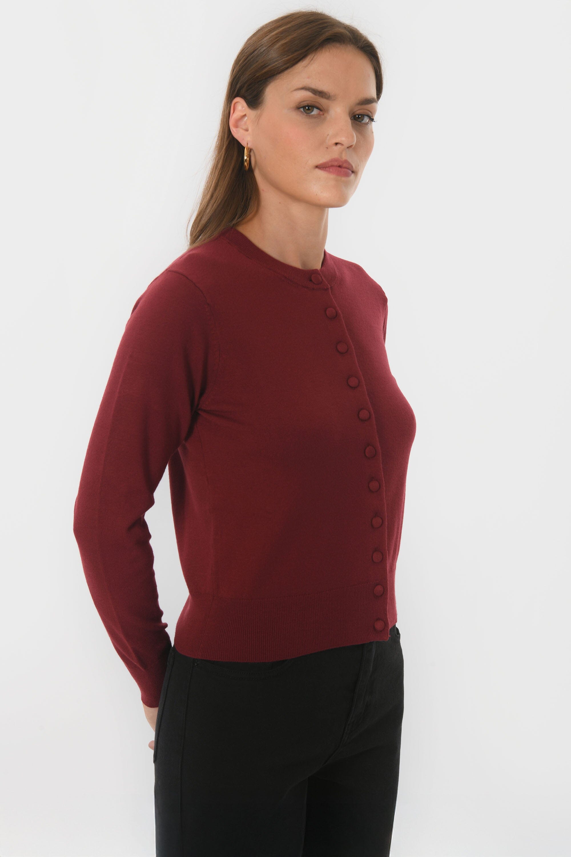 GILET - BELINA - BORDEAUX GILET NEW KOOKAI Mode Kookai