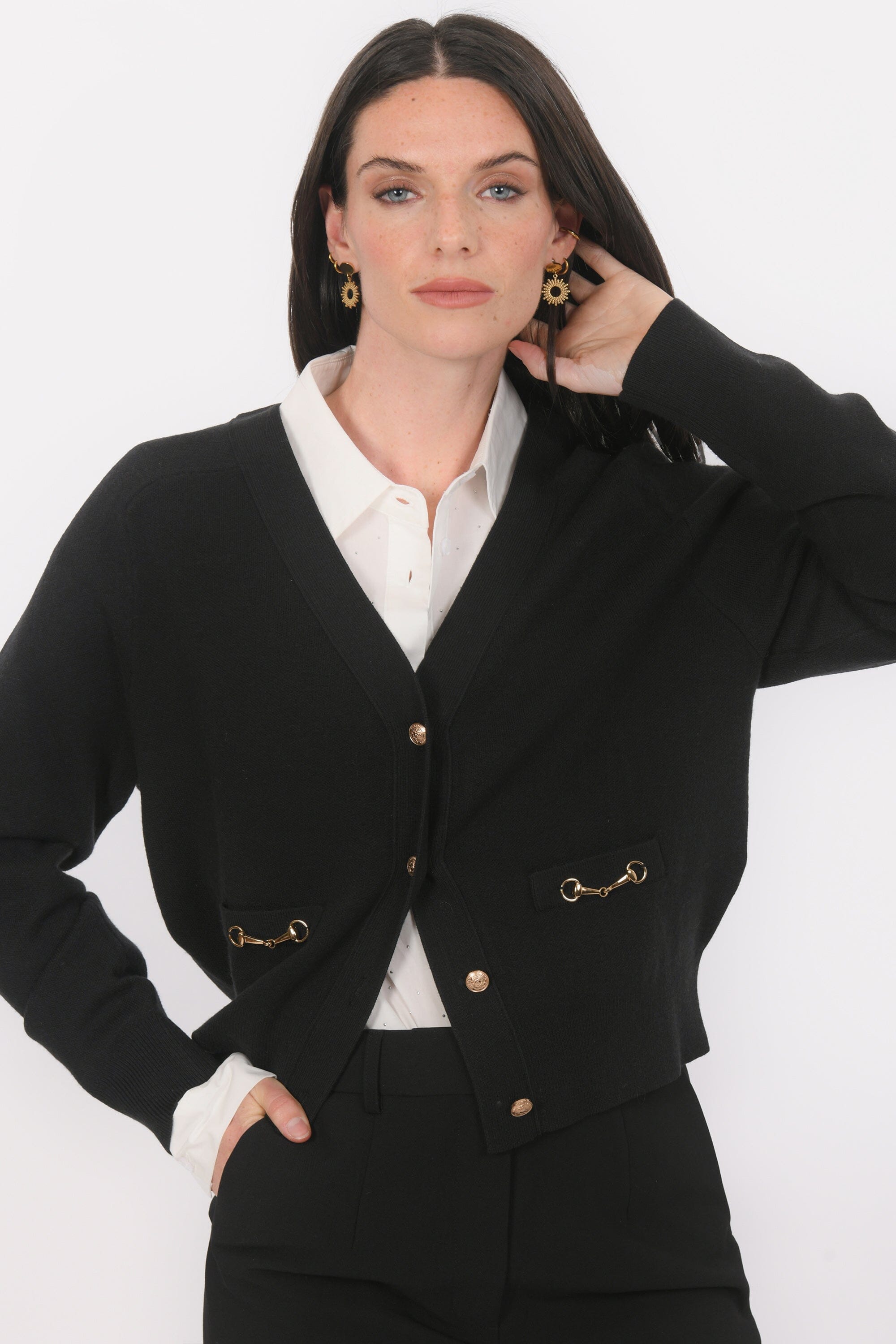 GILET - BETINA - NOIR GILET NEW KOOKAI Mode Kookai