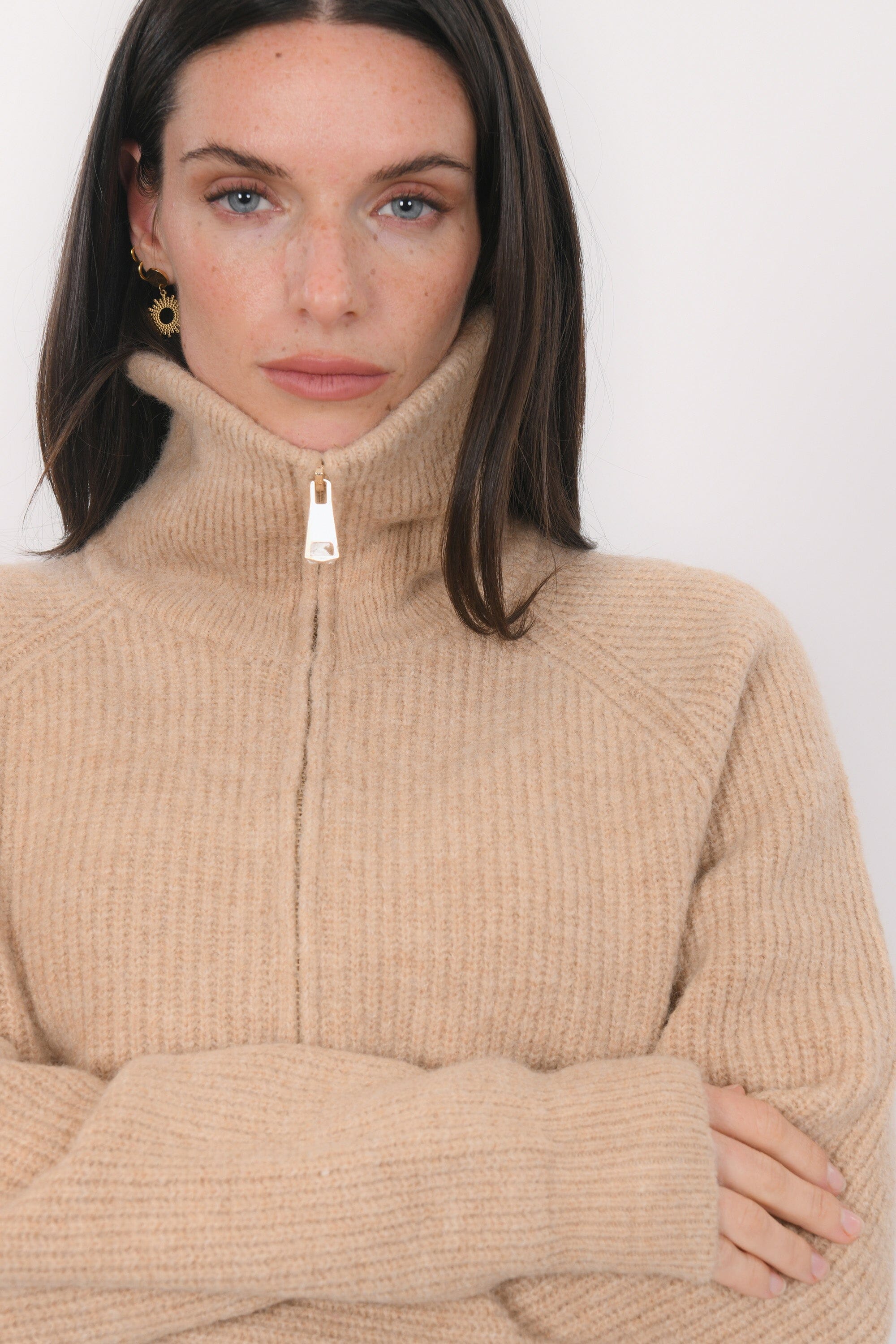 GILET - BETTINA - BEIGE GILET NEW KOOKAI Mode Kookai