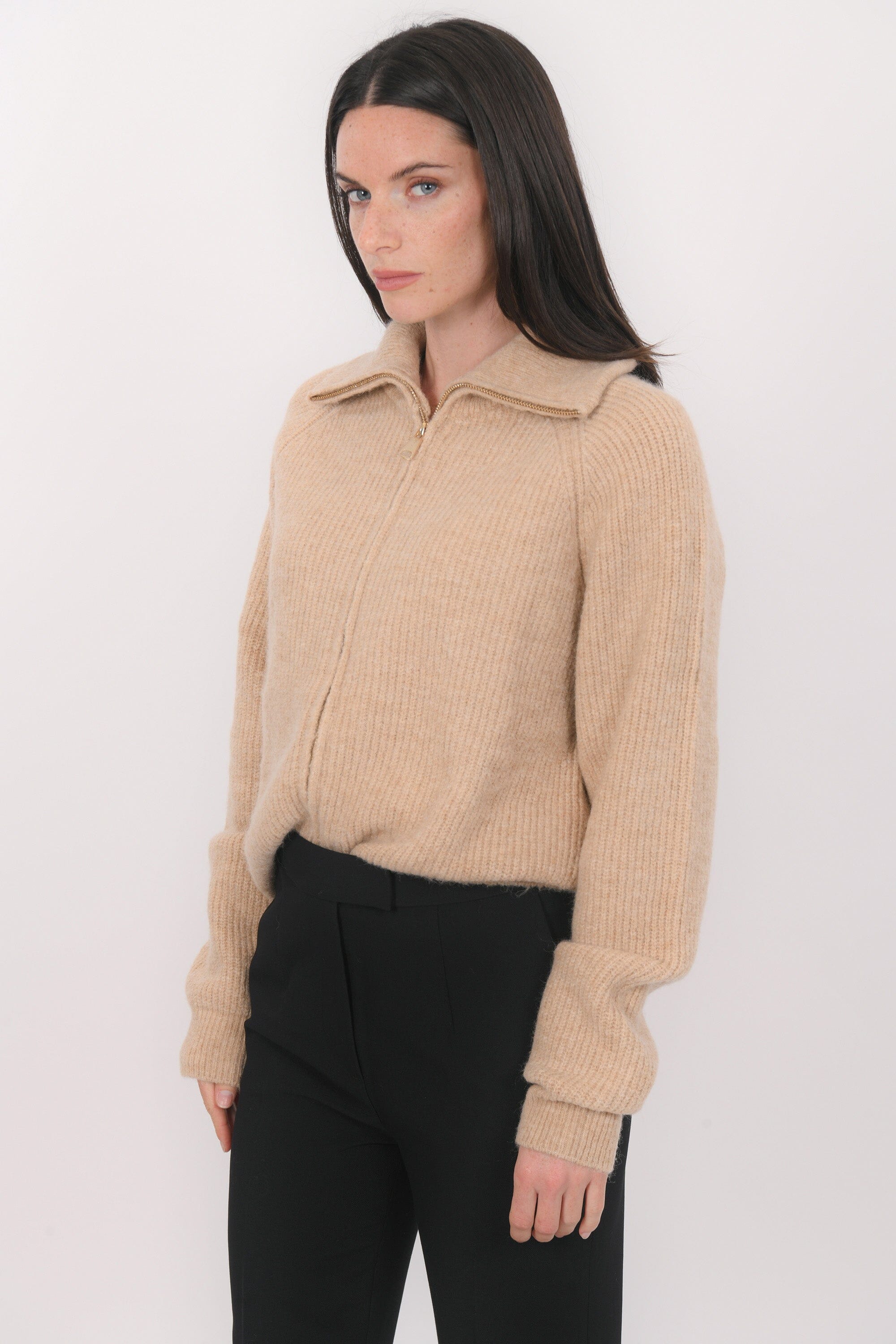 GILET - BETTINA - BEIGE GILET NEW KOOKAI Mode Kookai