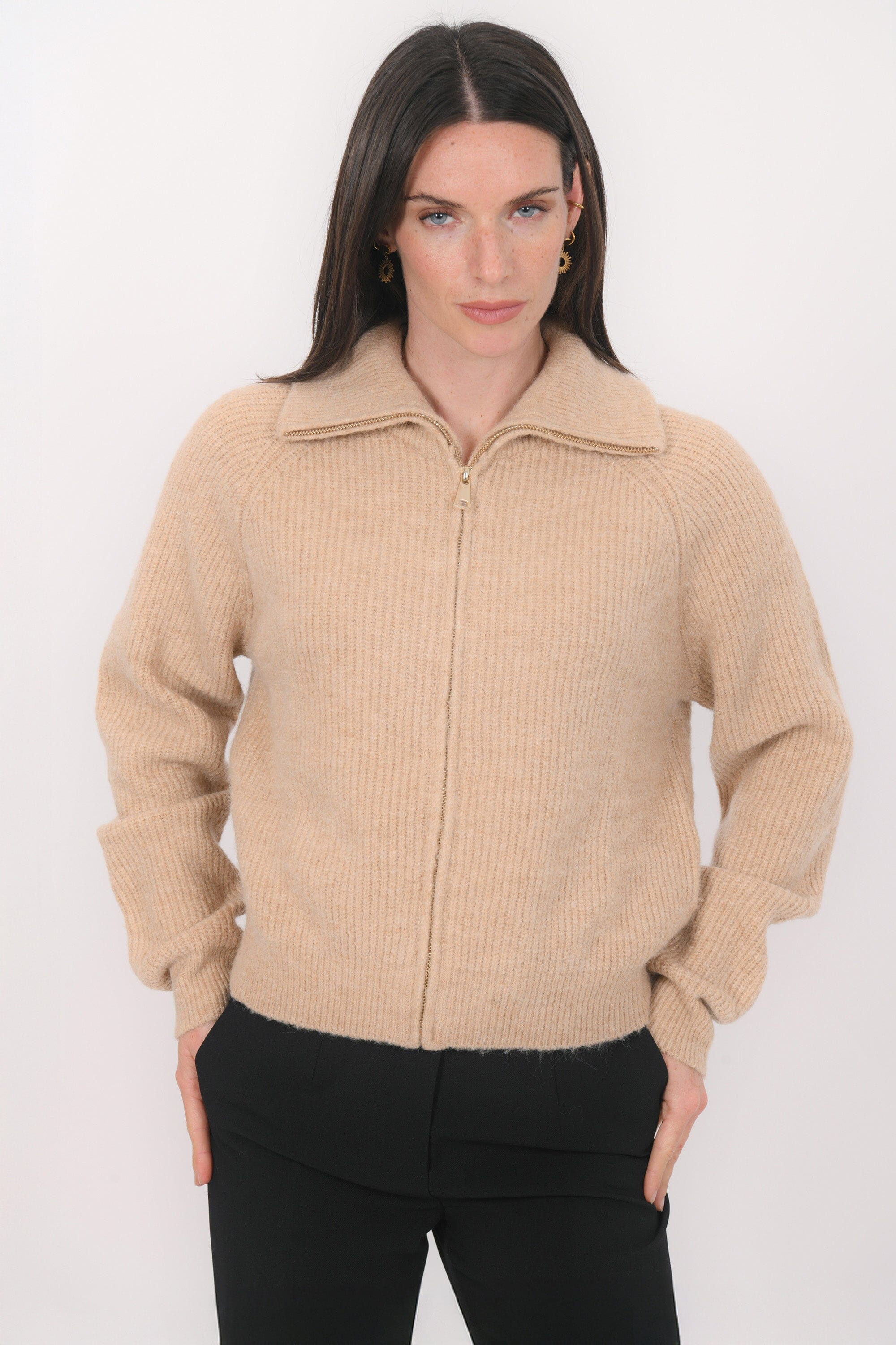 GILET - BETTINA - BEIGE GILET NEW KOOKAI Mode Kookai