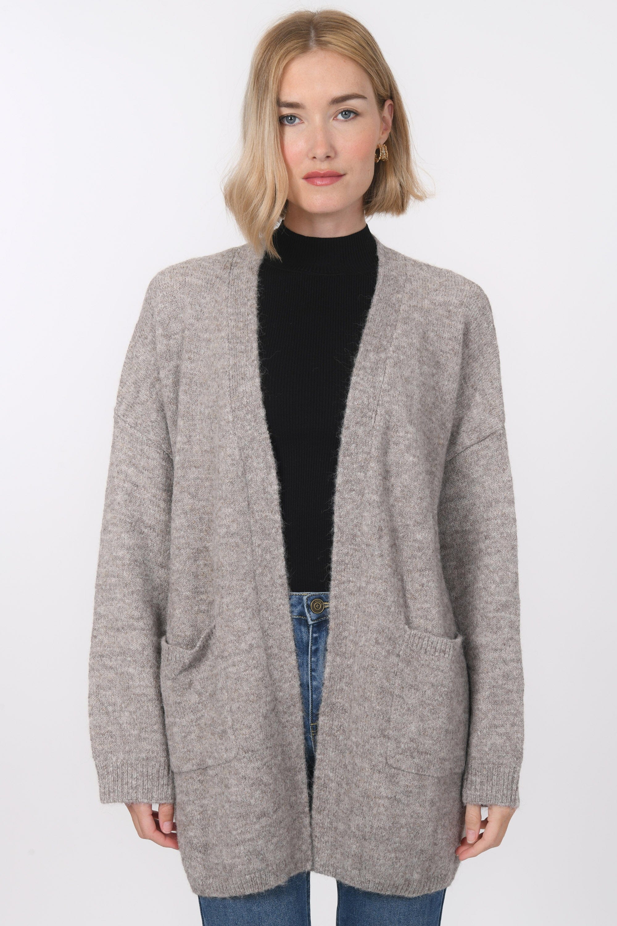 Gilet Cardigan Court KOOKAI Avec Sequins - Noir - Taille 36 - Excellent état Occasion - Cache-cœur Féminin