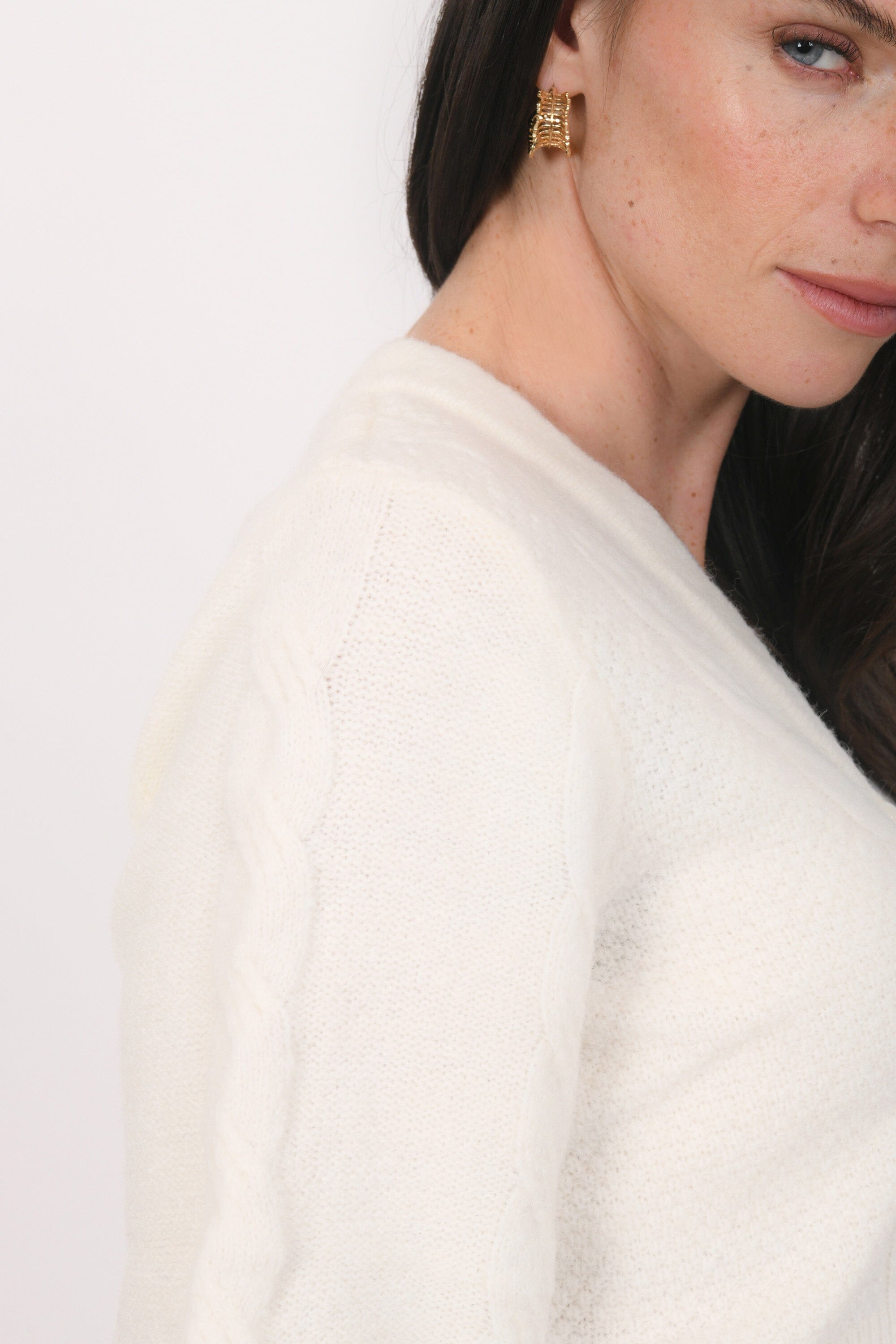 GILET - BRUNELLE - ECRU GILET NEW KOOKAI Mode Kookai