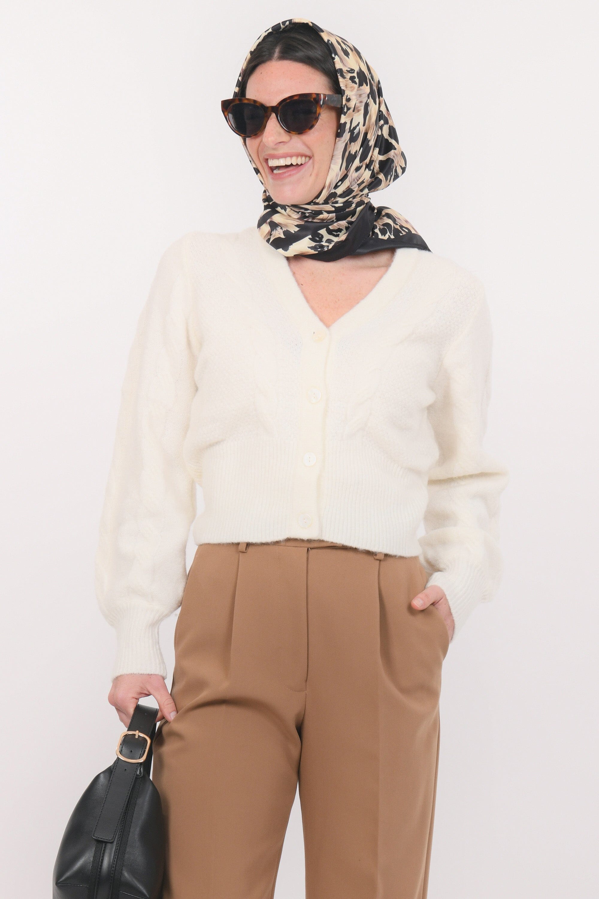 GILET - BRUNELLE - ECRU GILET NEW KOOKAI Mode Kookai