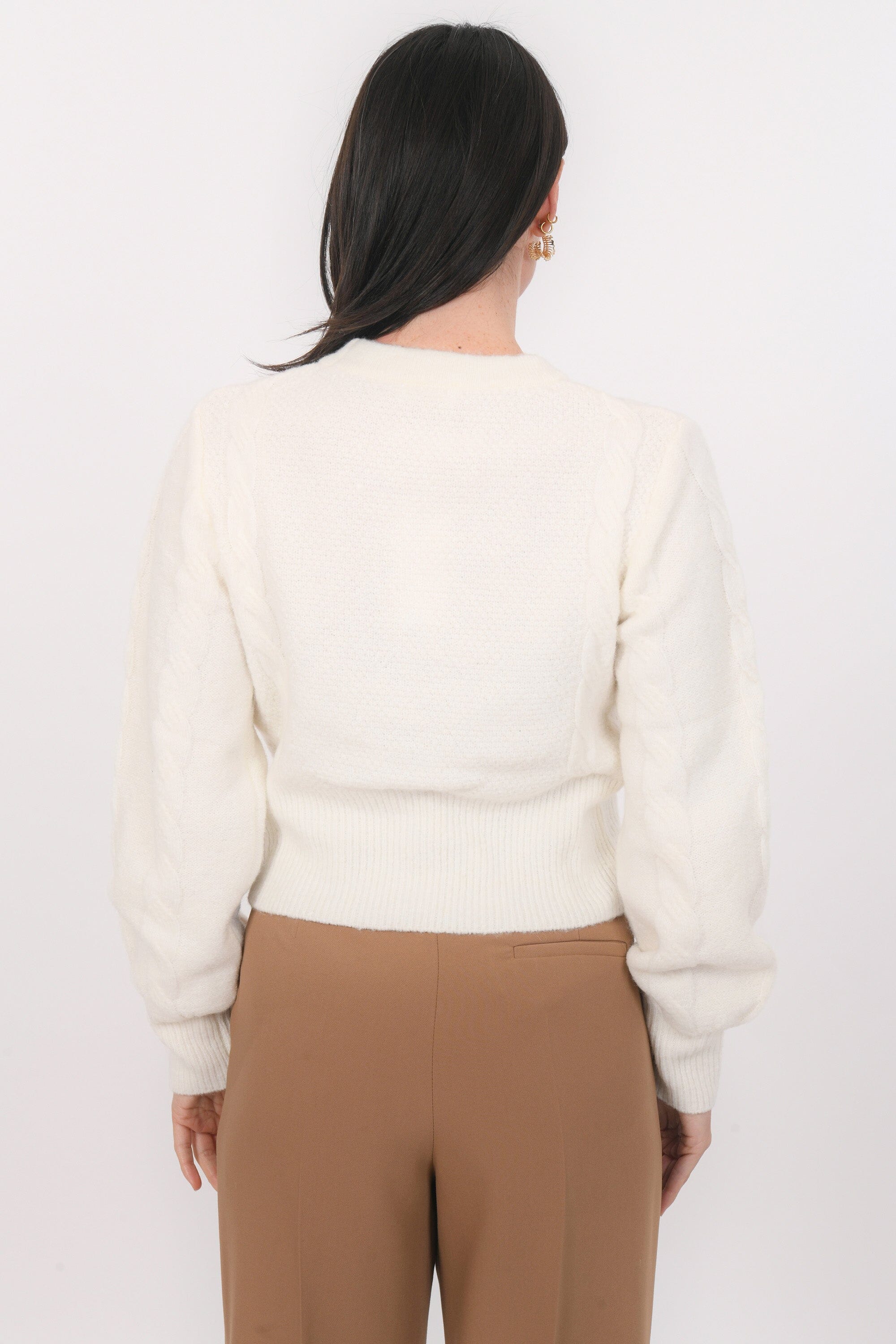 GILET - BRUNELLE - ECRU GILET NEW KOOKAI Mode Kookai