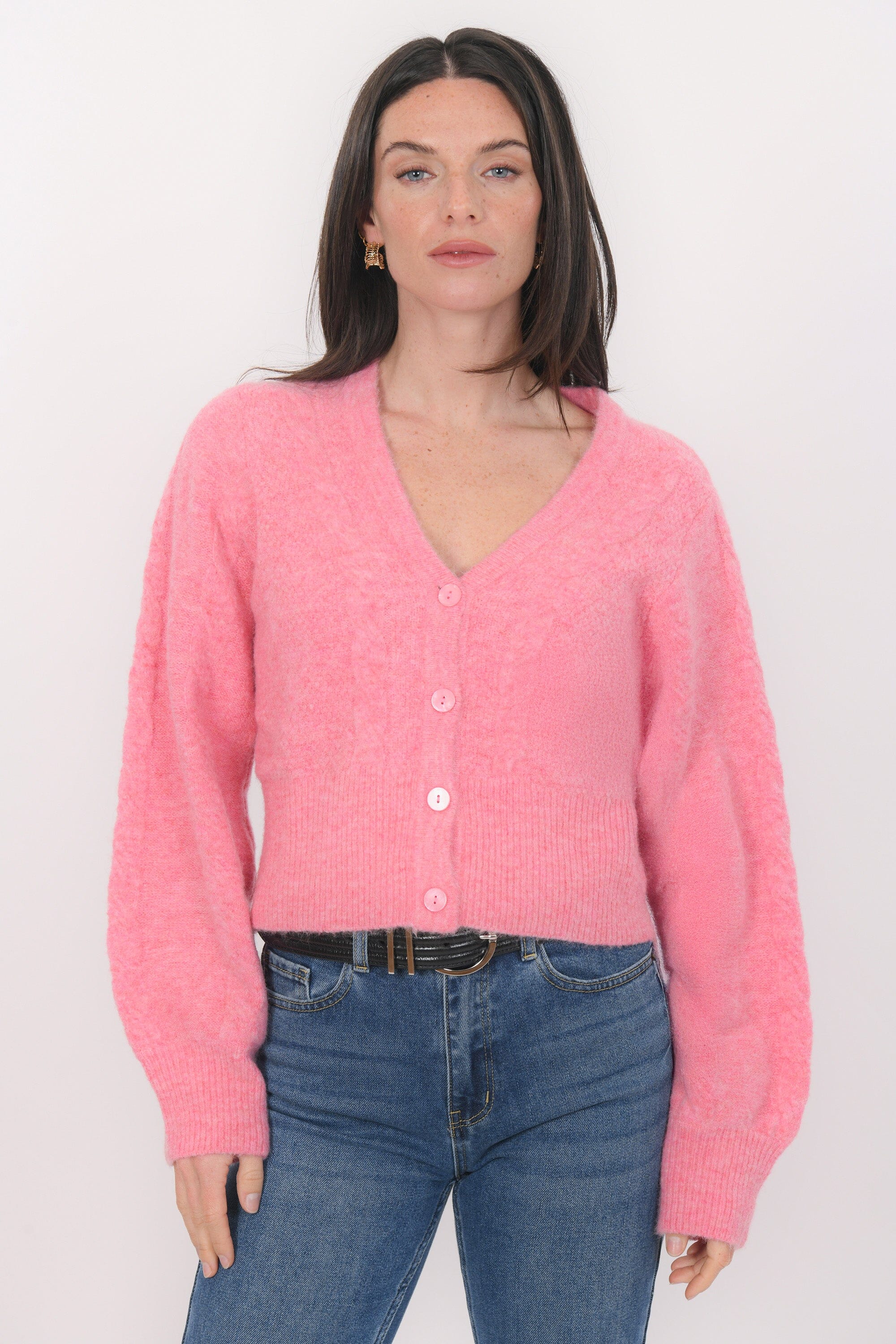 GILET - BRUNELLE - ROSE GILET NEW KOOKAI Mode Kookai