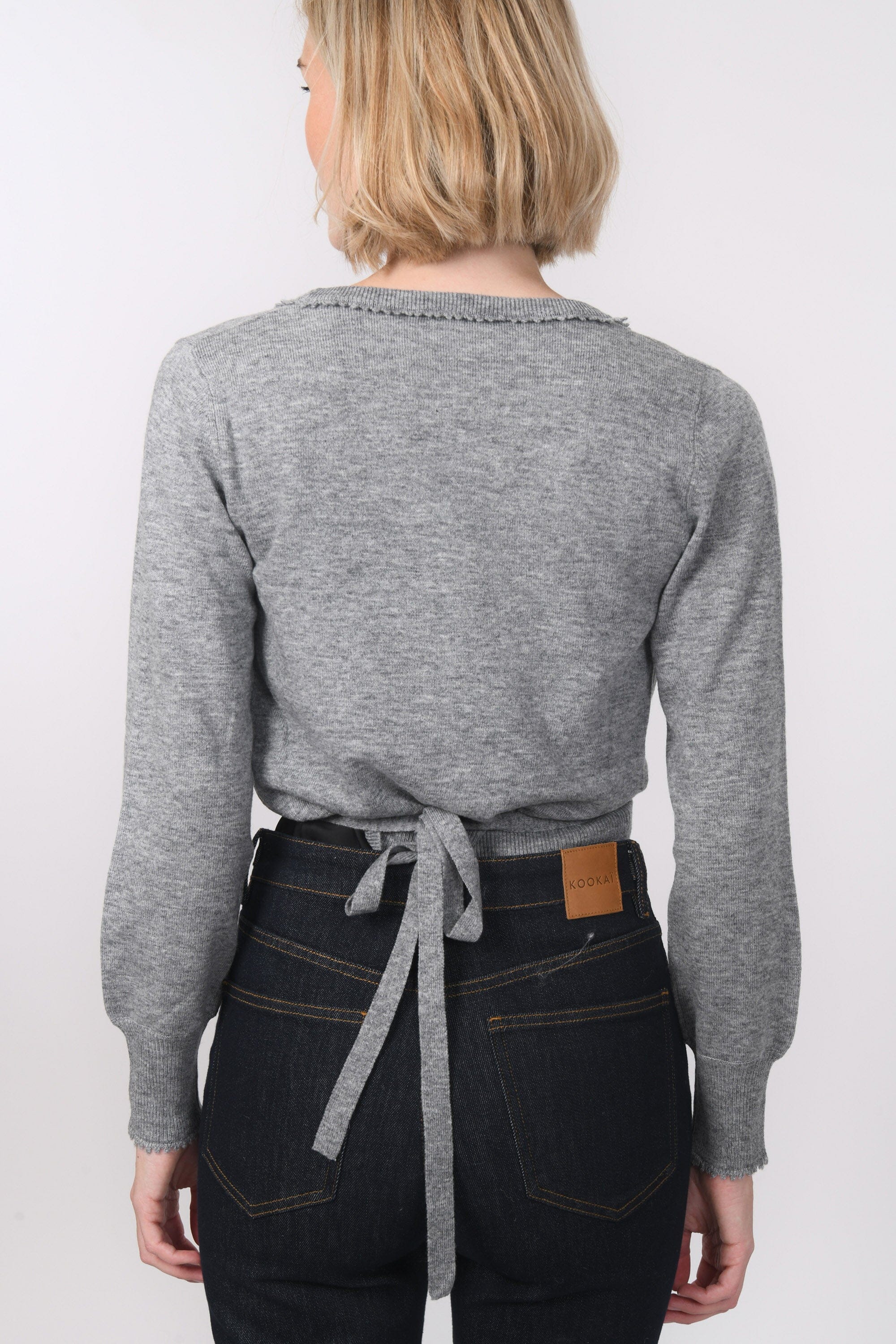 GILET CACHE COEUR - BACOT - GRIS GILET NEW KOOKAI Mode Kookai