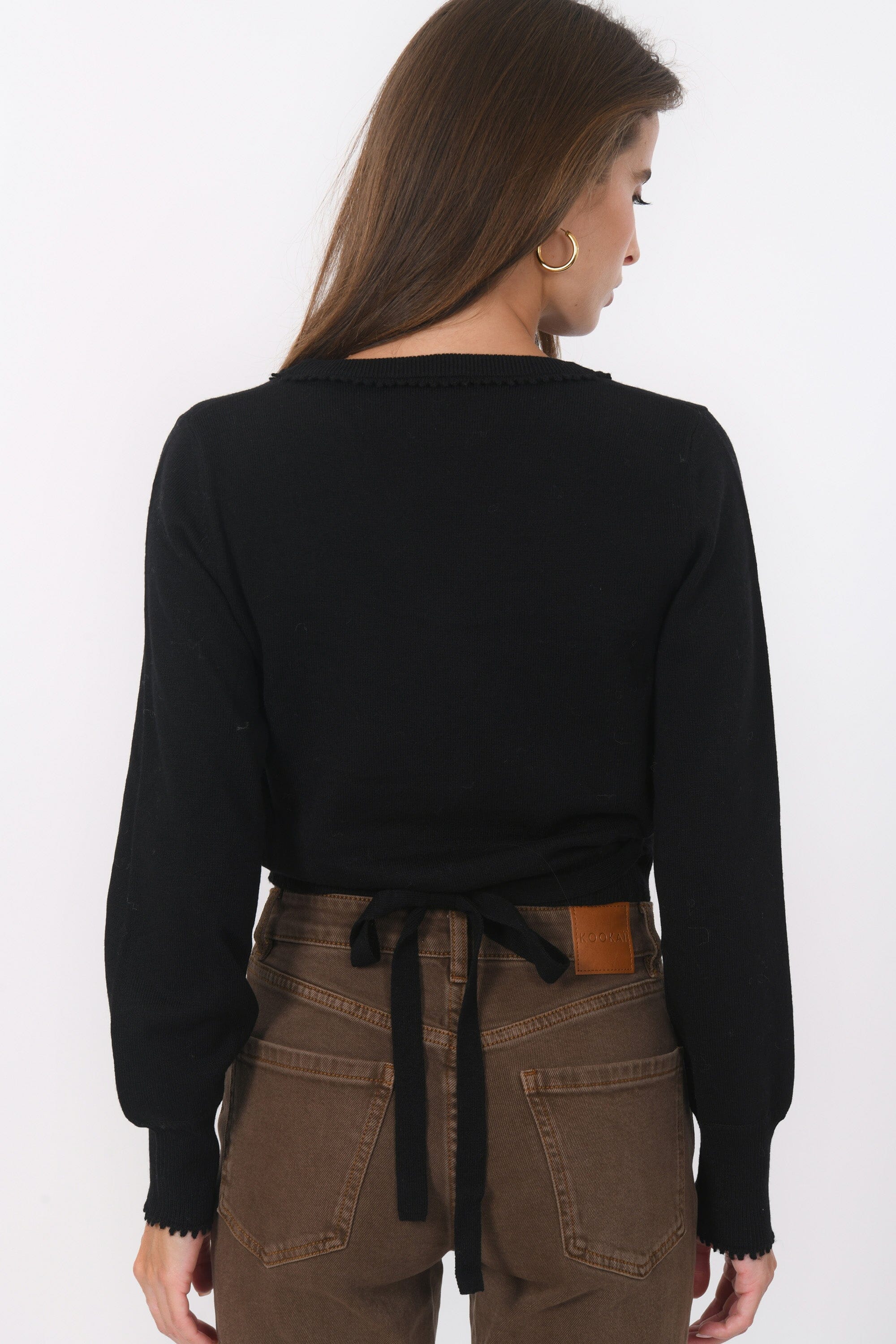 GILET CACHE COEUR - BACOT - NOIR GILET NEW KOOKAI Mode Kookai
