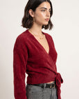 GILET CACHE-COEUR - BELEN - BORDEAUX GILET NEW KOOKAI Mode Kookai