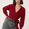 GILET CACHE-COEUR - BELEN - BORDEAUX GILET NEW KOOKAI Mode Kookai
