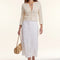 GILET - CAMYLES - ECRU GILET NEW KOOKAI Mode Kookai