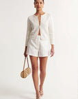 GILET - CARLY - ECRU GILET NEW KOOKAI Mode Kookai