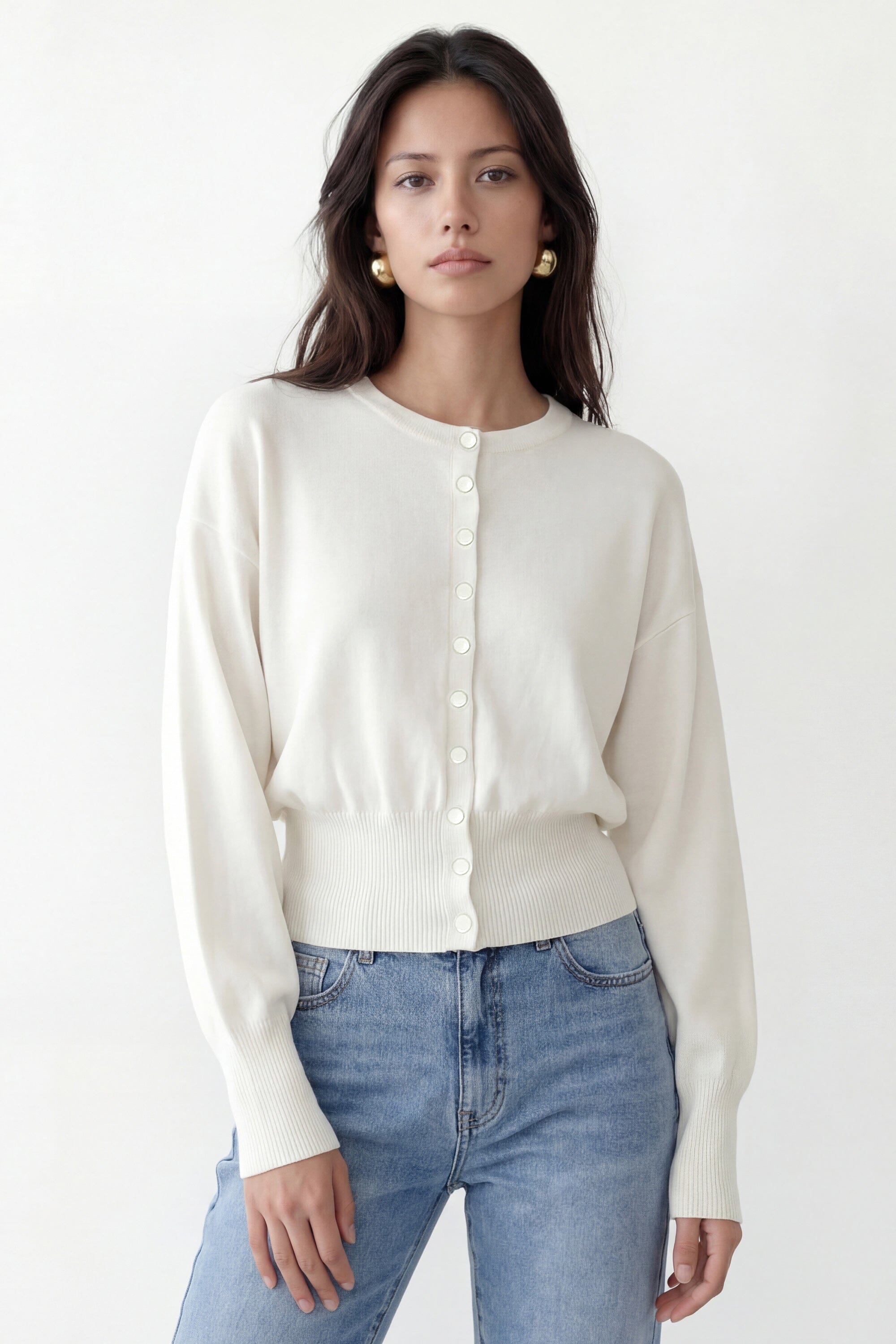 GILET - CARSON - ECRU GILET NEW KOOKAI Mode Kookai