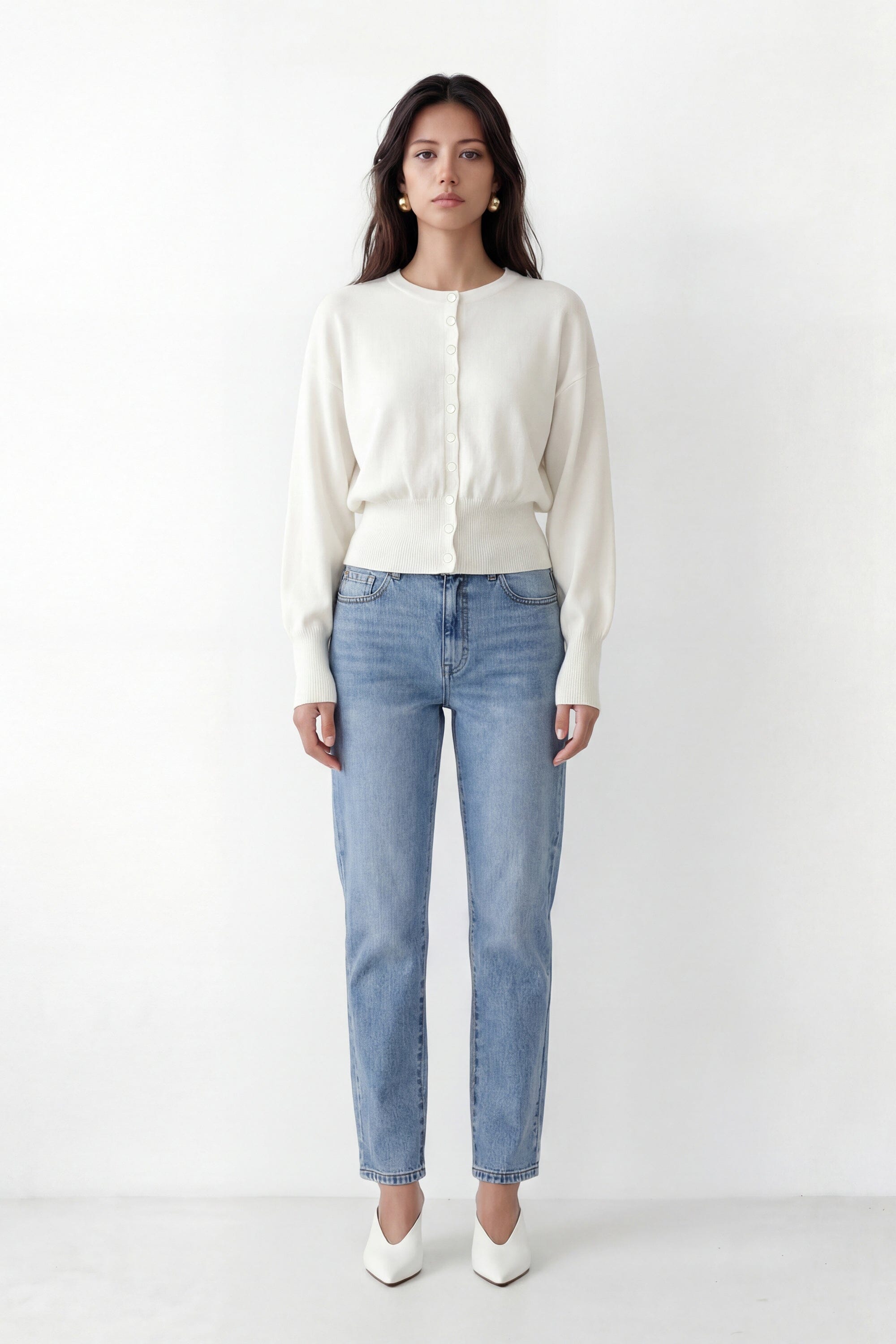 GILET - CARSON - ECRU GILET NEW KOOKAI Mode Kookai