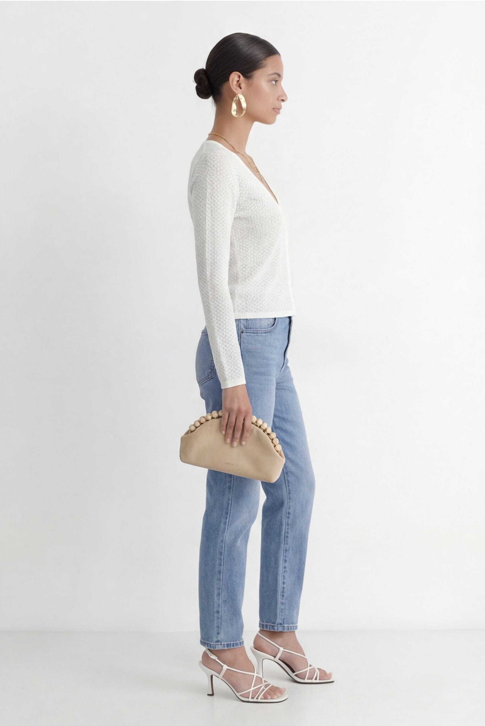GILET - CHARLIZE - ECRU PULL NEW KOOKAI Mode Kookai
