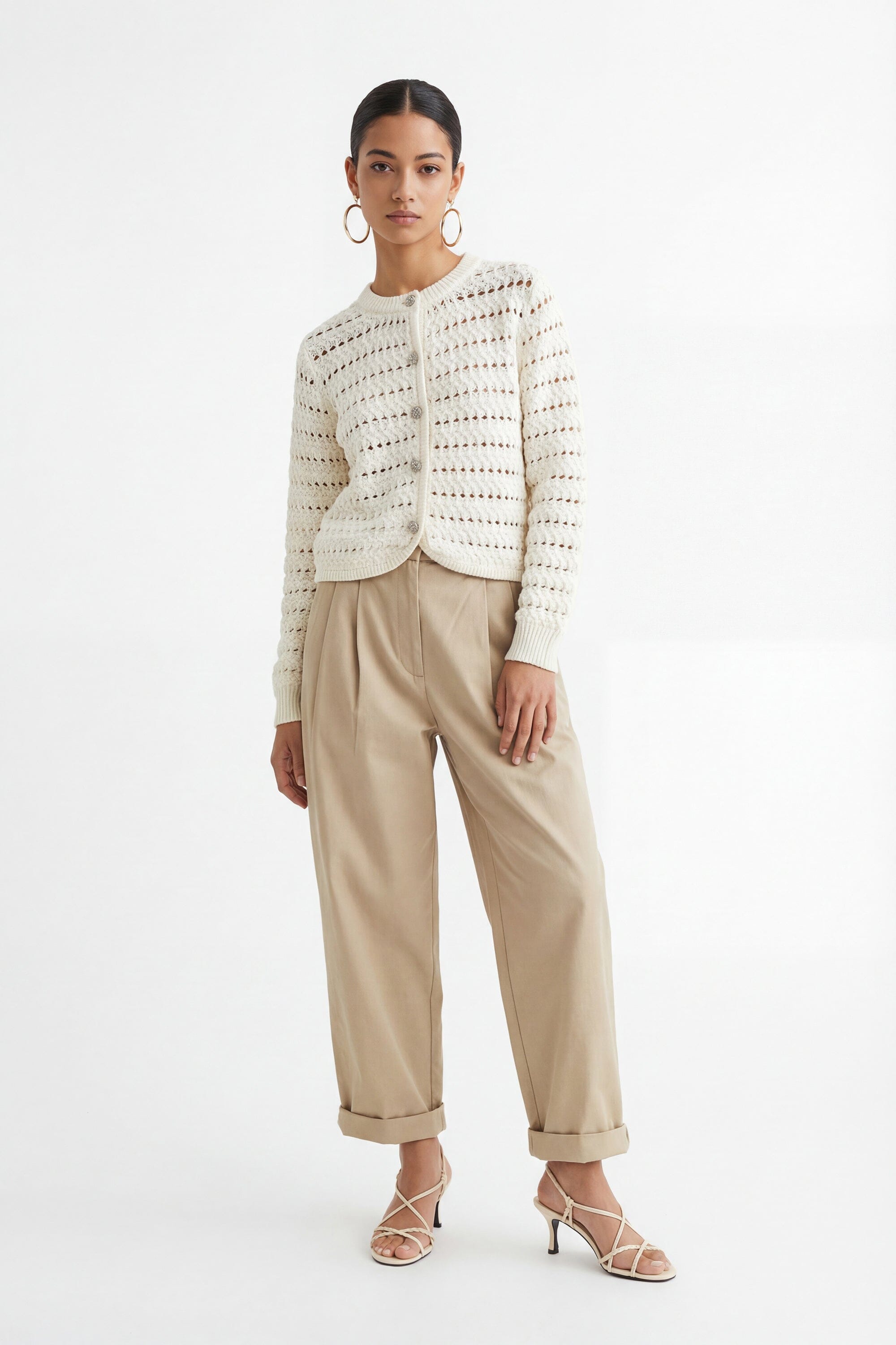 GILET - CLUNY - ECRU GILET NEW KOOKAI Mode Kookai