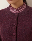 GILET COURT - DELPHINE - BORDEAUX GILET NEW KOOKAI Mode Kookai