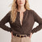 GILET COURT - DELPHINE - ROSE GILET NEW KOOKAI Mode Kookai