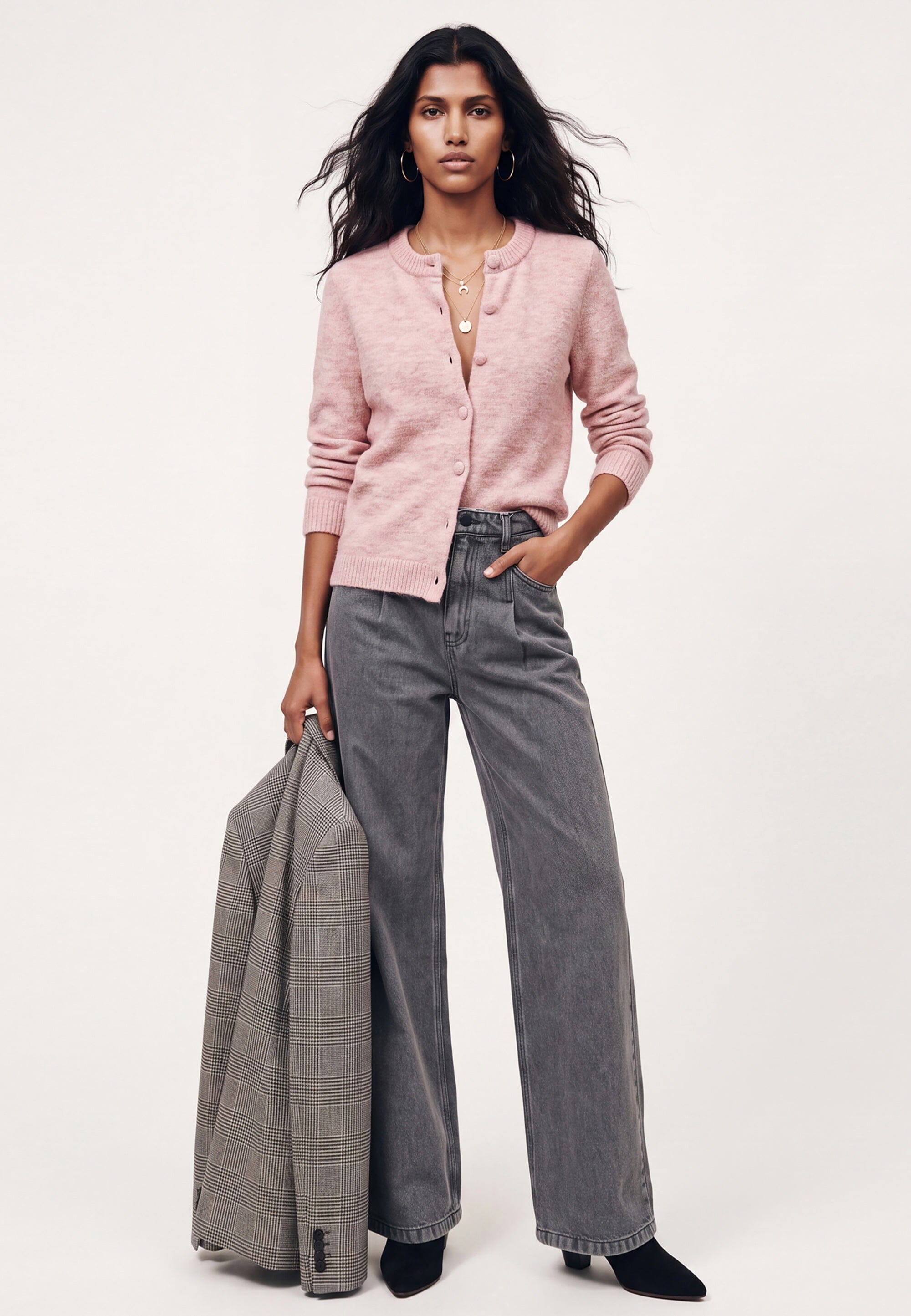 GILET COURT - DELPHINE - ROSE GILET NEW KOOKAI Mode Kookai