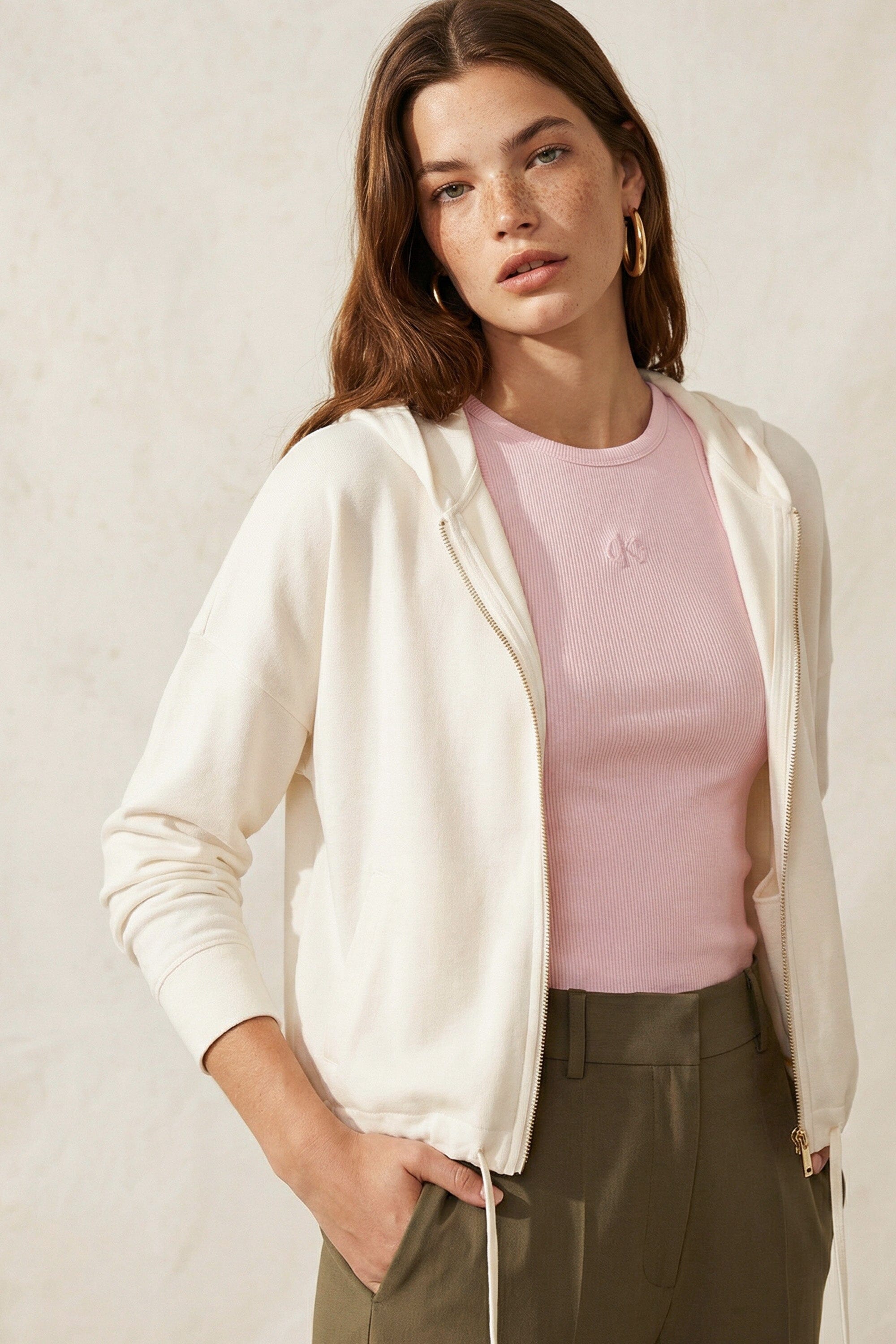 GILET - CURT - ECRU GILET NEW KOOKAI Mode Kookai