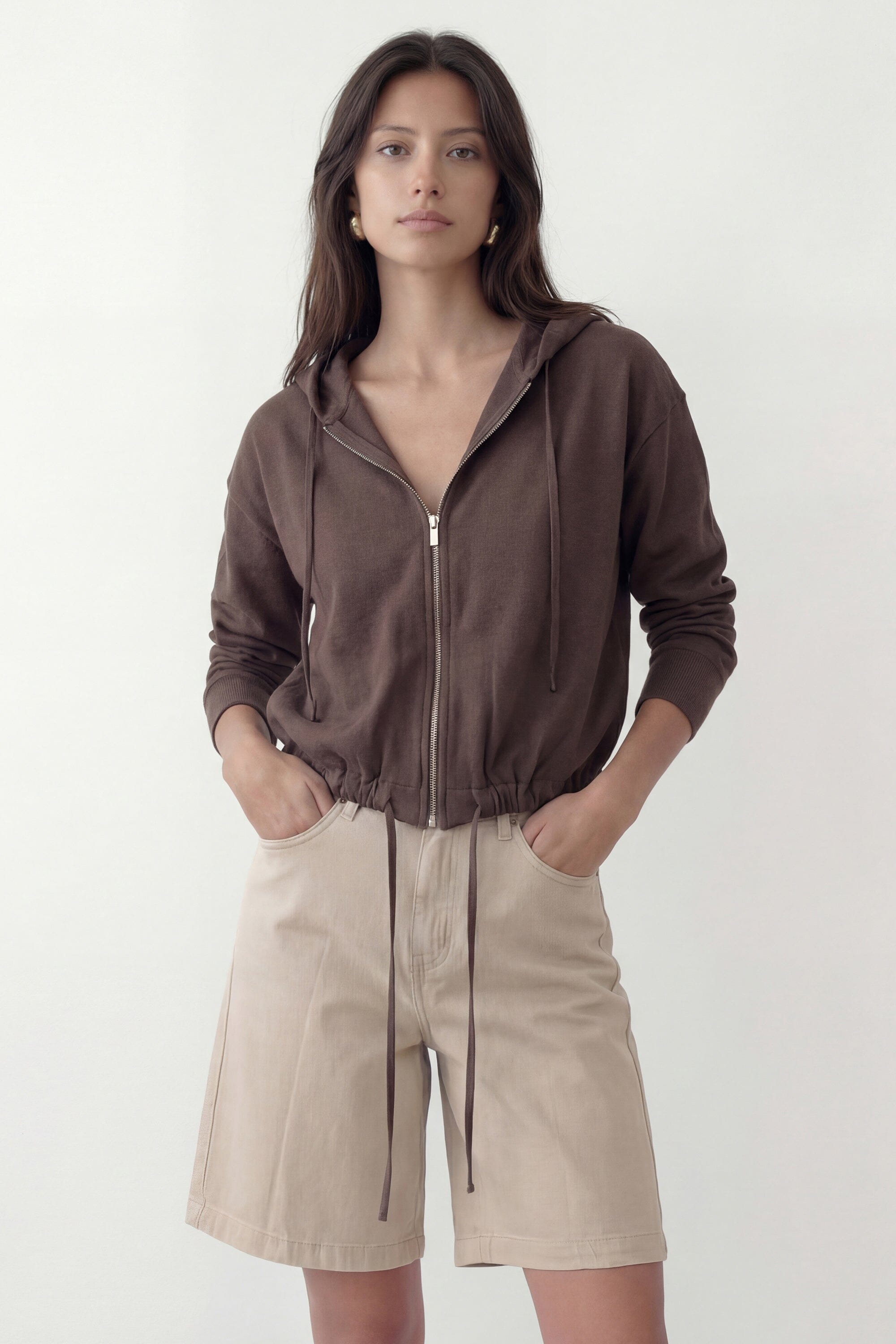 GILET - CURT - ESPRESSO GILET NEW KOOKAI Mode Kookai