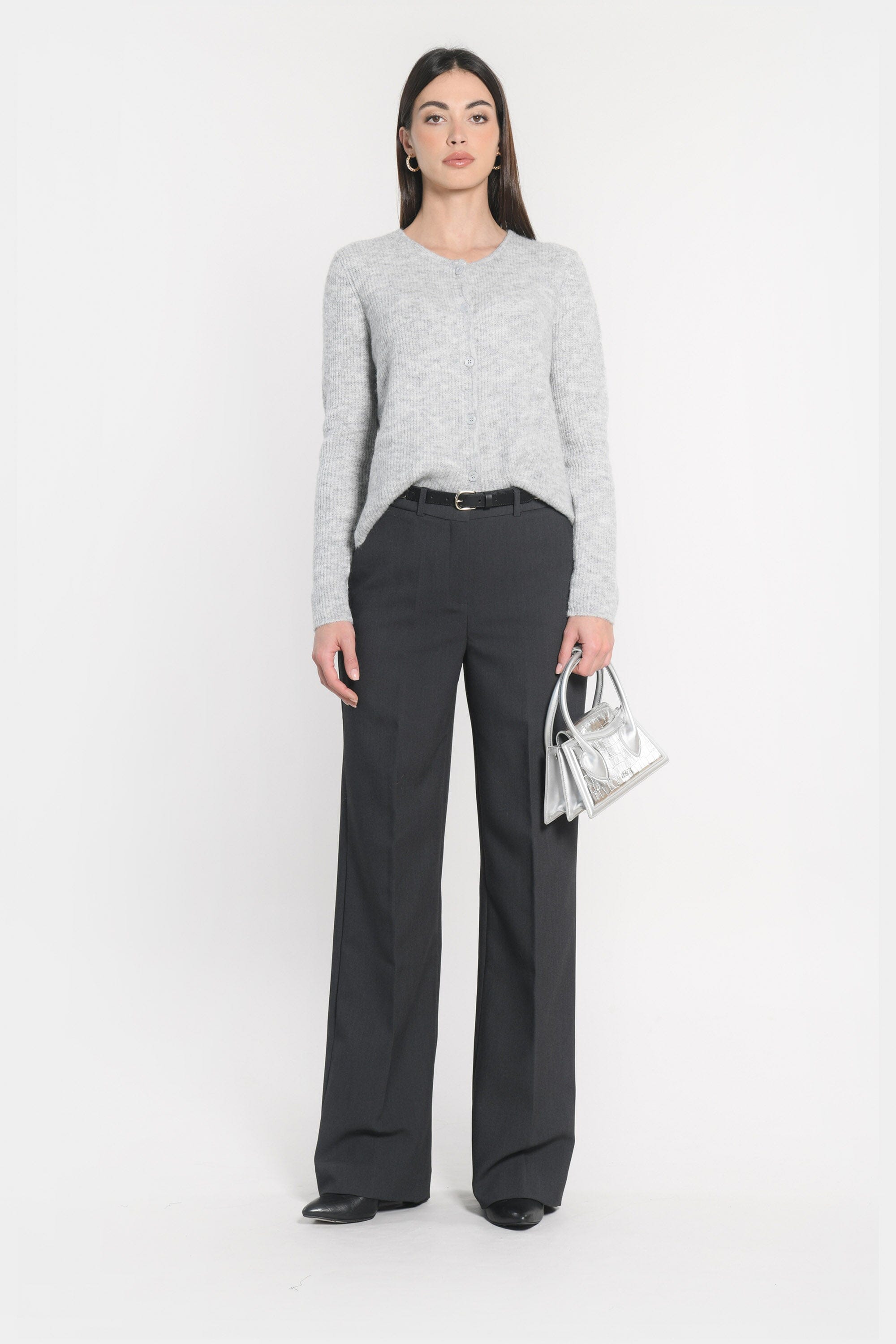 GILET DANNA GRIS CHINÉ GILET KOOKAI Mode Kookai