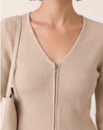 GILET - DARYL - BEIGE GILET NEW KOOKAI Mode Kookai