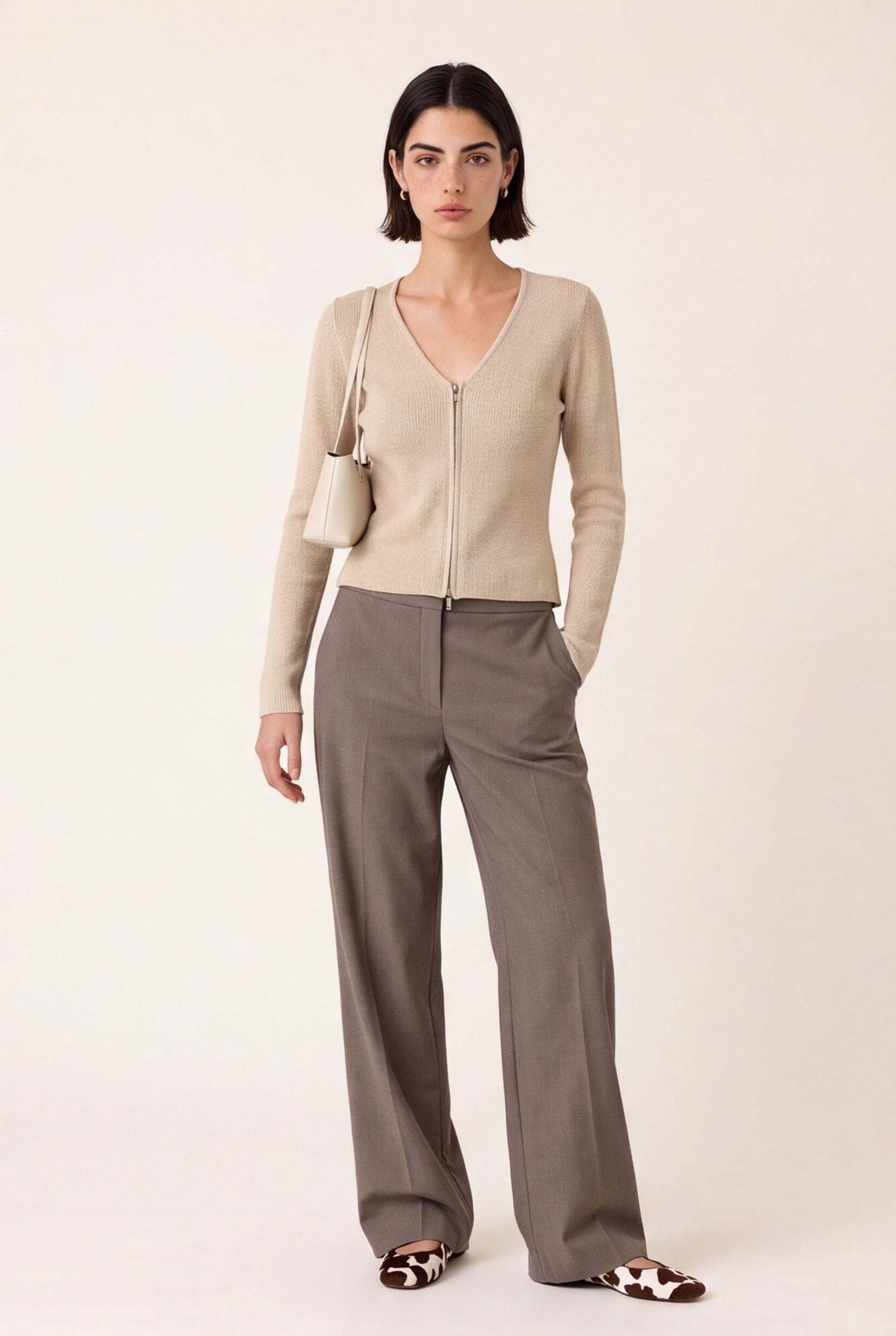 GILET - DARYL - BEIGE GILET NEW KOOKAI Mode Kookai