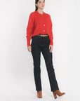 GILET-DAYANA-ROUGE GILET KOOKAI Mode Kookai
